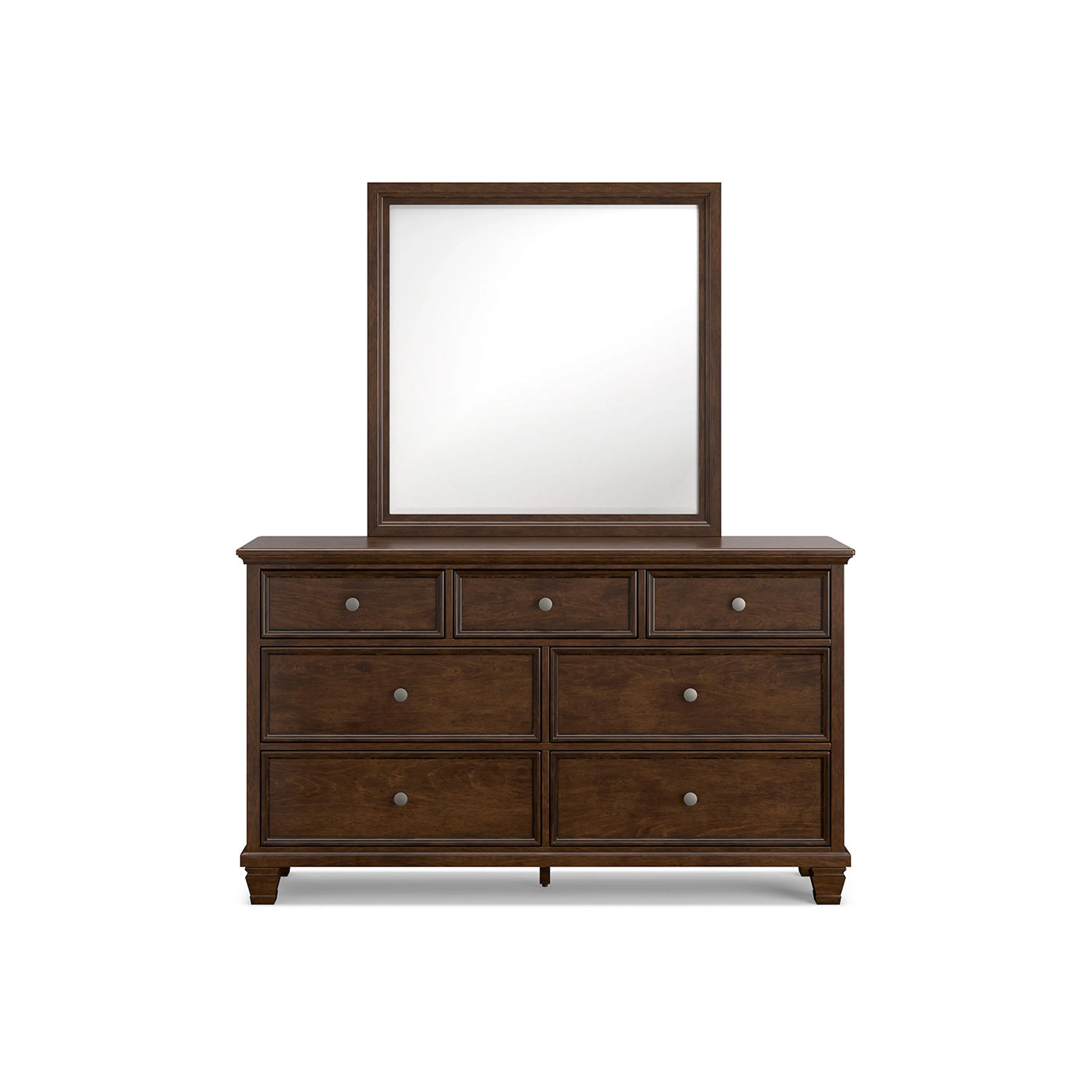 Danabrin 6 Piece Panel Bedroom - Brown - Image 57