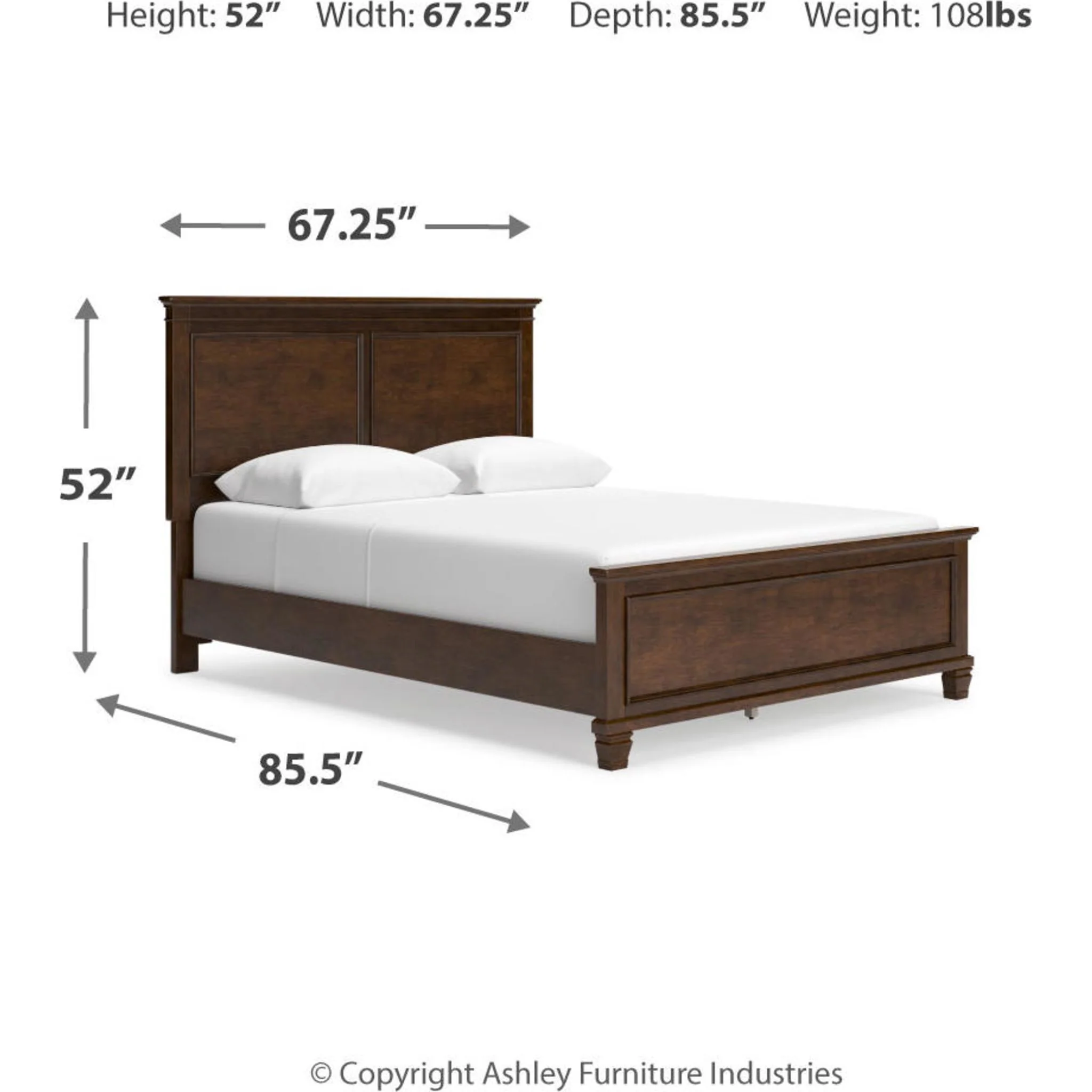 Danabrin Panel Bed - Brown - Image 15