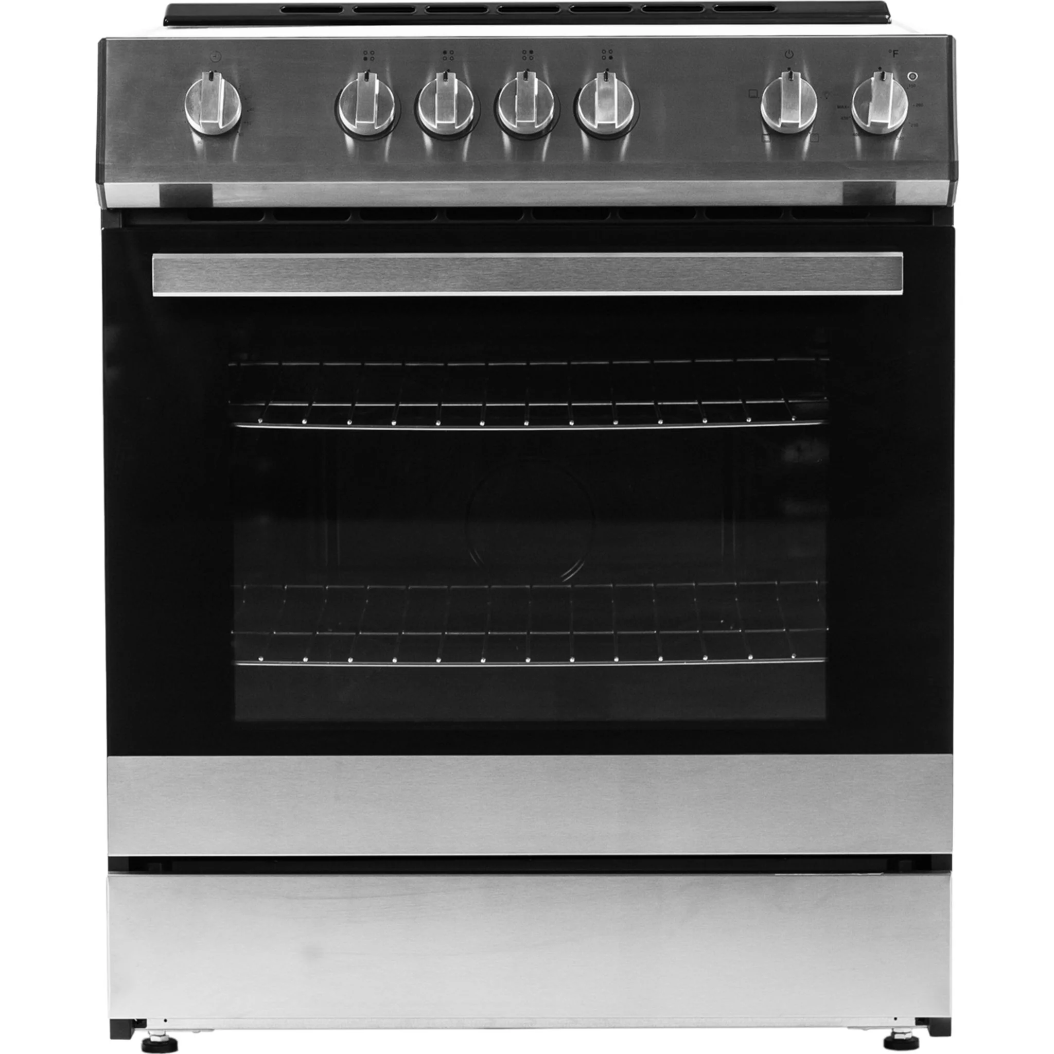 Danby 30” Slide in Smooth Top Electric Range with Knob Controls in  -Stainless Steel (DRRM300BSSC)