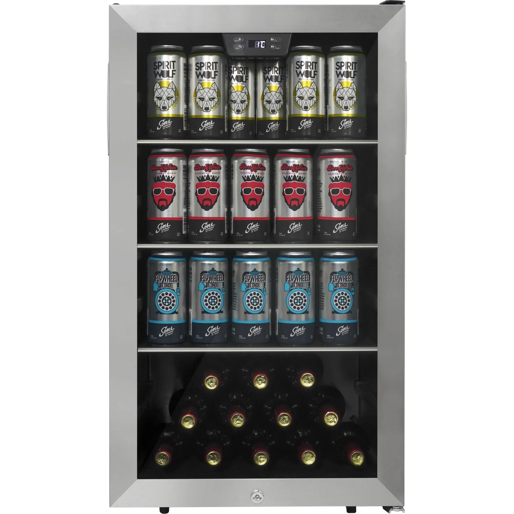 Danby 4.5 cu. ft. Free-Standing Beverage Center -Stainless Steel (DBC045L1SS)