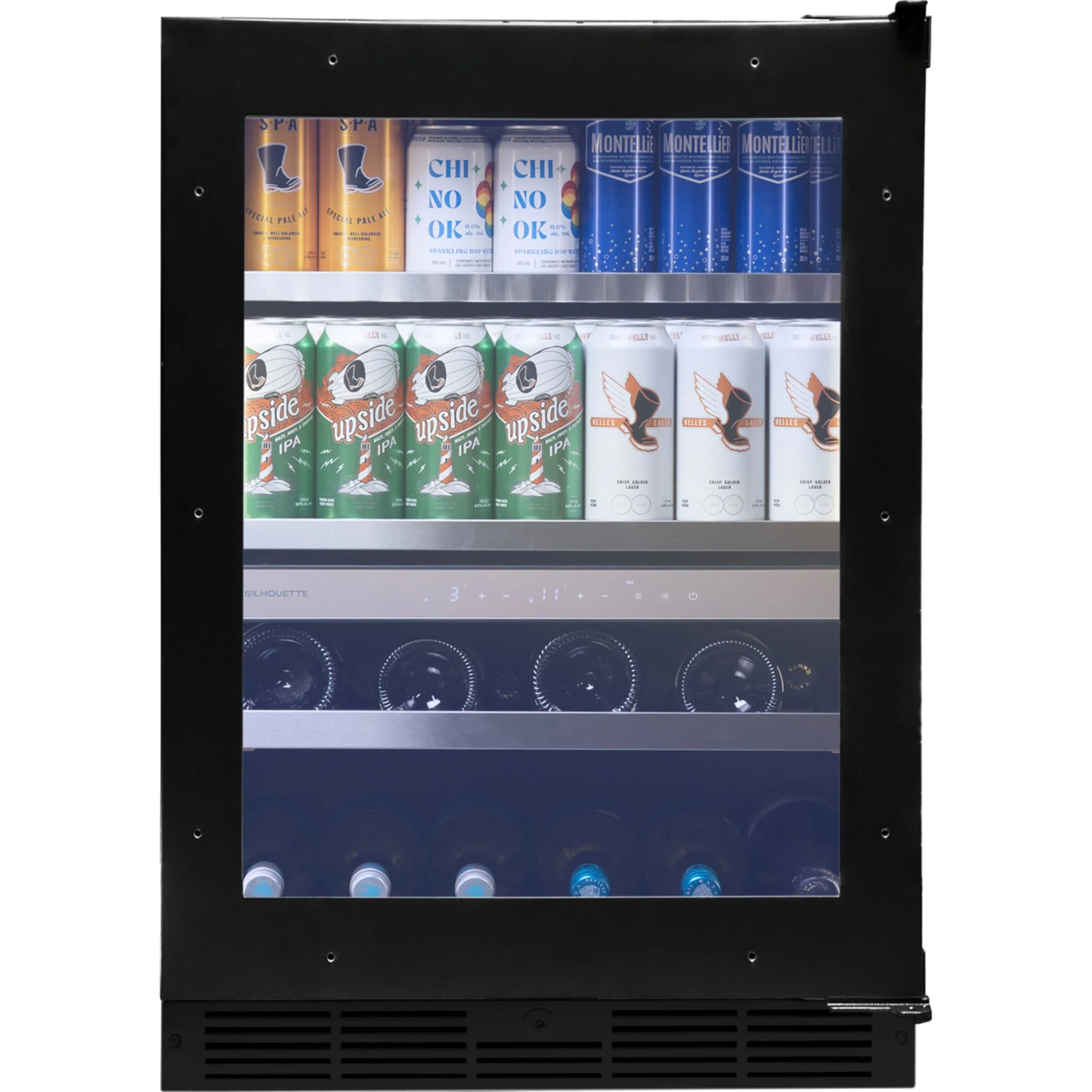 Silhouette Pro Gen 3 – 24? Built-in Wine and Beverage Center Panel-Ready -Stainless Steel (SPRWBC052D3SS-P)