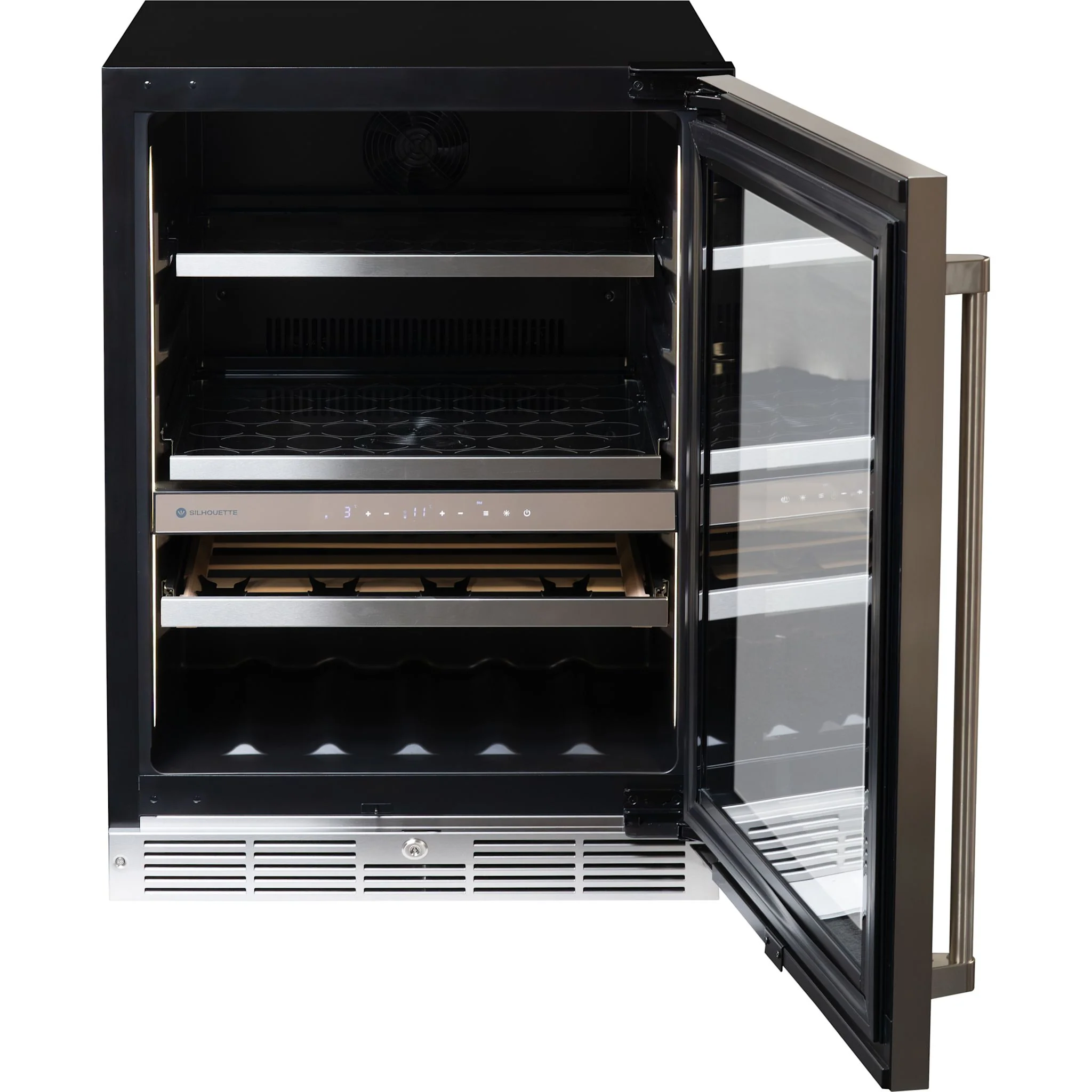Silhouette Pro Gen 3 – 24? Built-in Wine and Beverage Center Panel-Ready -Stainless Steel (SPRWBC052D3SS-P) - Image 4