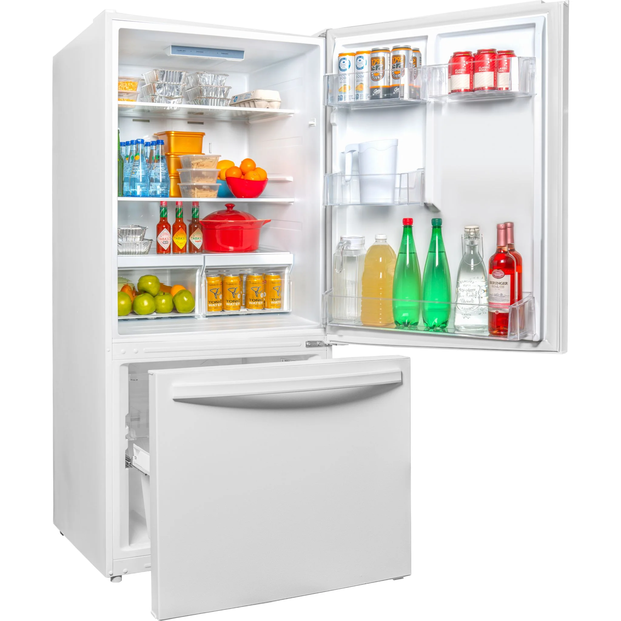 Danby Designer 18.7 cu. ft. Apartment Fridge Bottom Mount -White (DBM187E1WDB) - Image 5