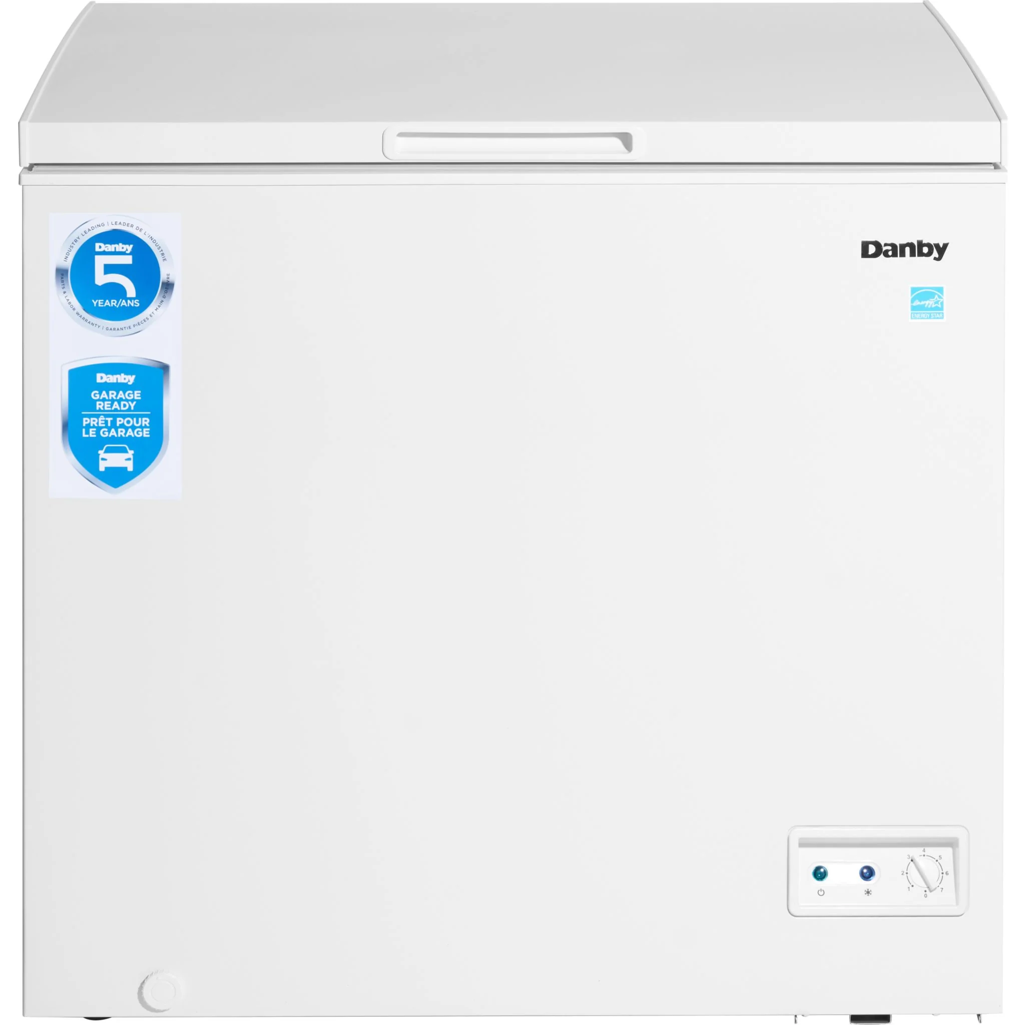 Danby 7.0 cu. ft. Square Model Chest Freezer -White (DCF070A5WDB) - Image 2