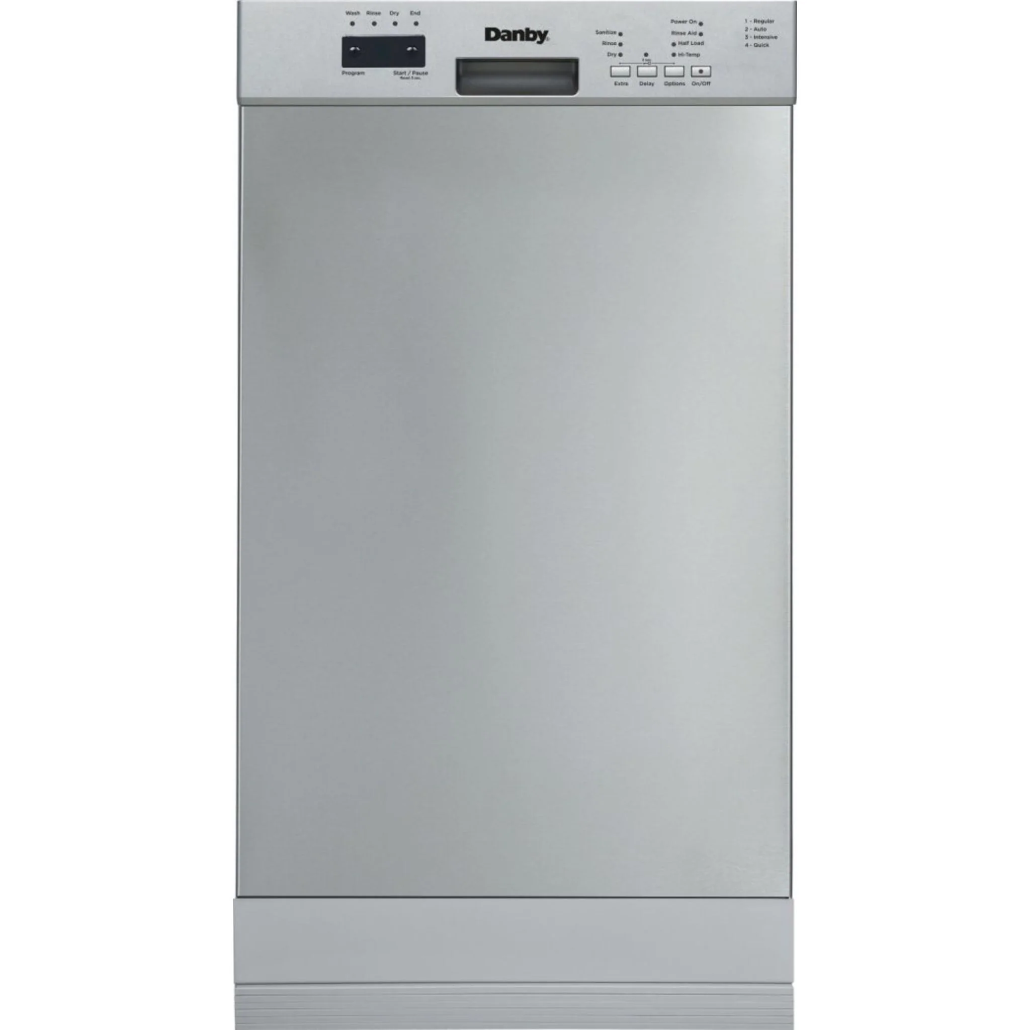 Danby 18? Wide Built-in Dishwasher  -Stainless Steel (DDW18D1ESS)