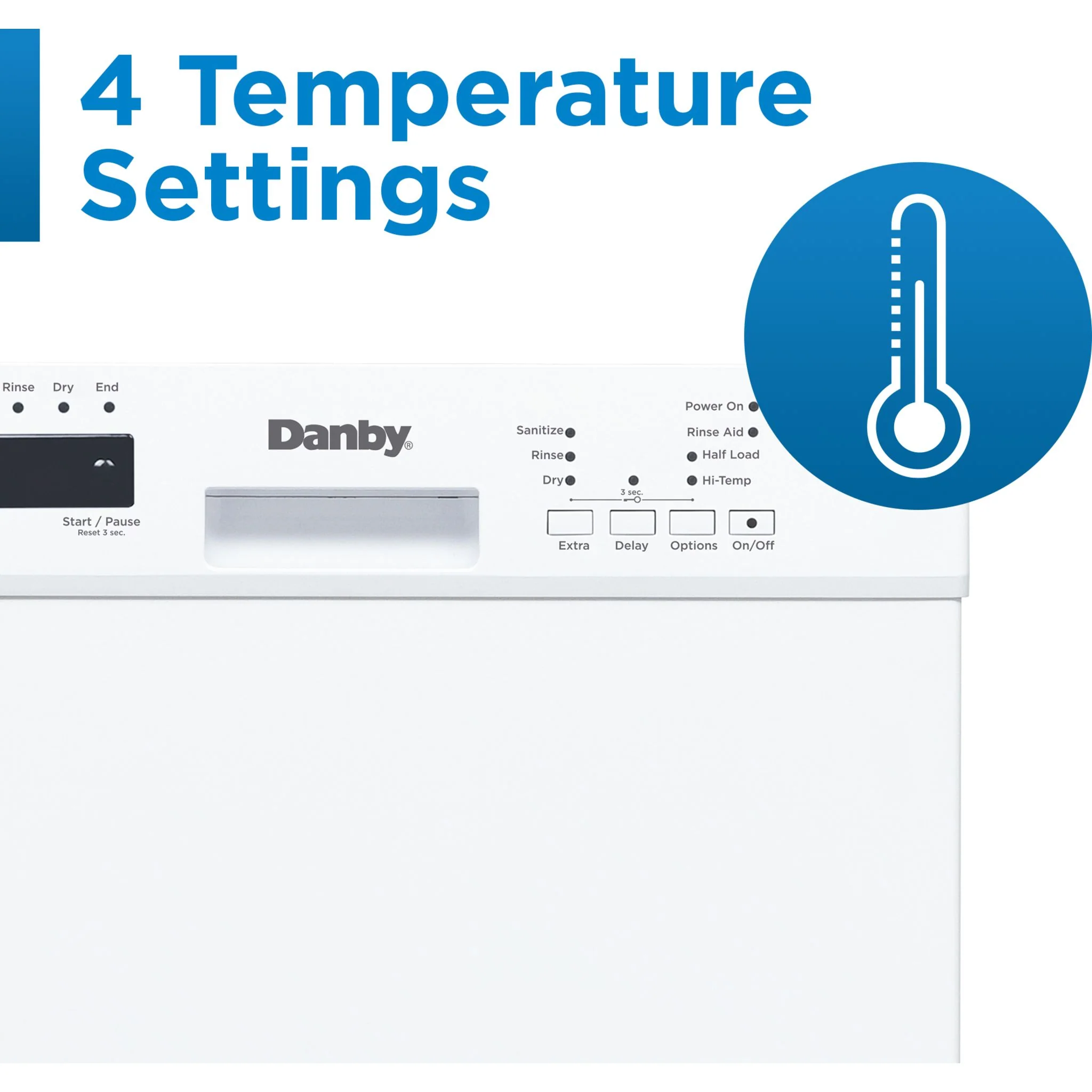 Danby 18? Wide Built-in Dishwasher -White (DDW18D1EW) - Image 11
