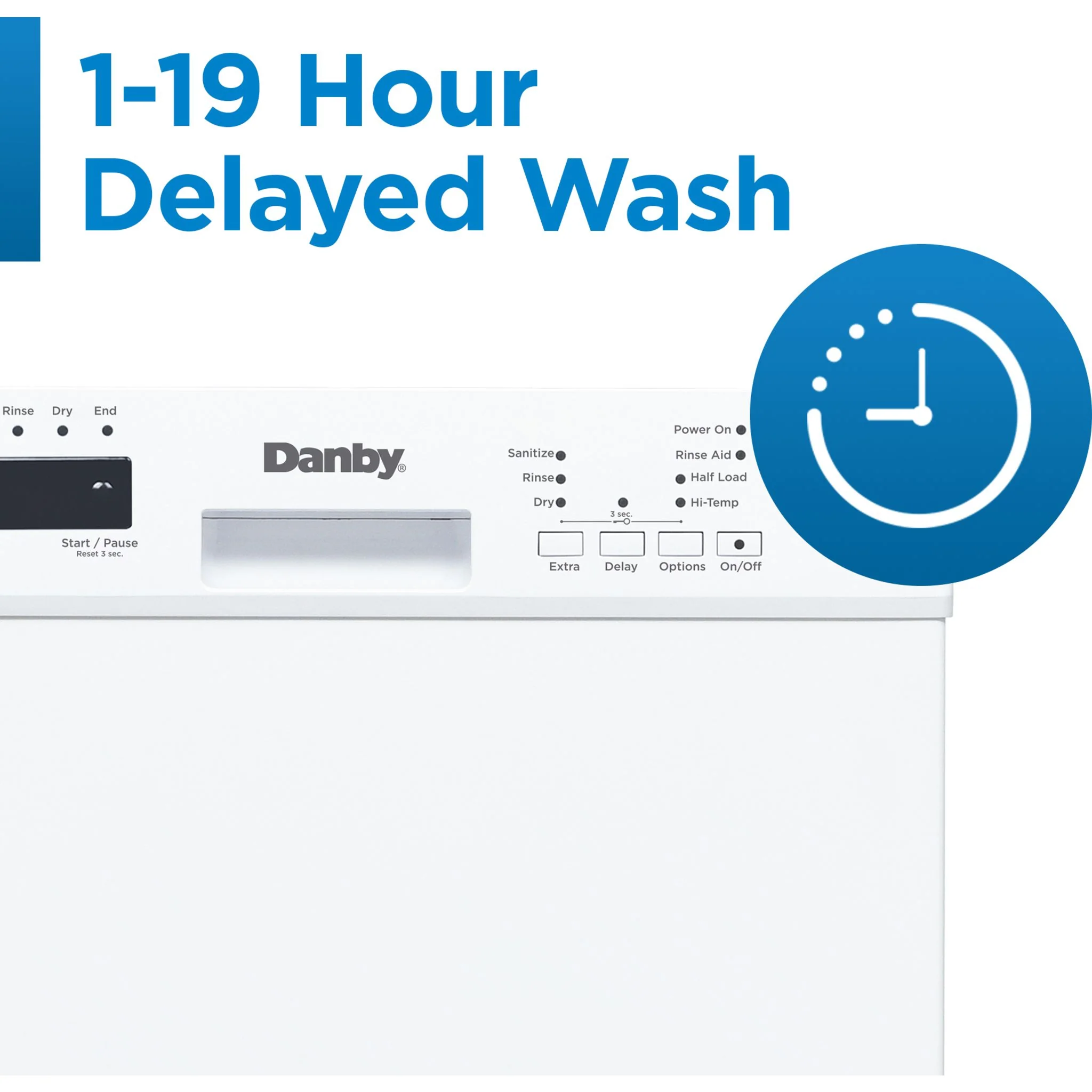Danby 18? Wide Built-in Dishwasher -White (DDW18D1EW) - Image 15