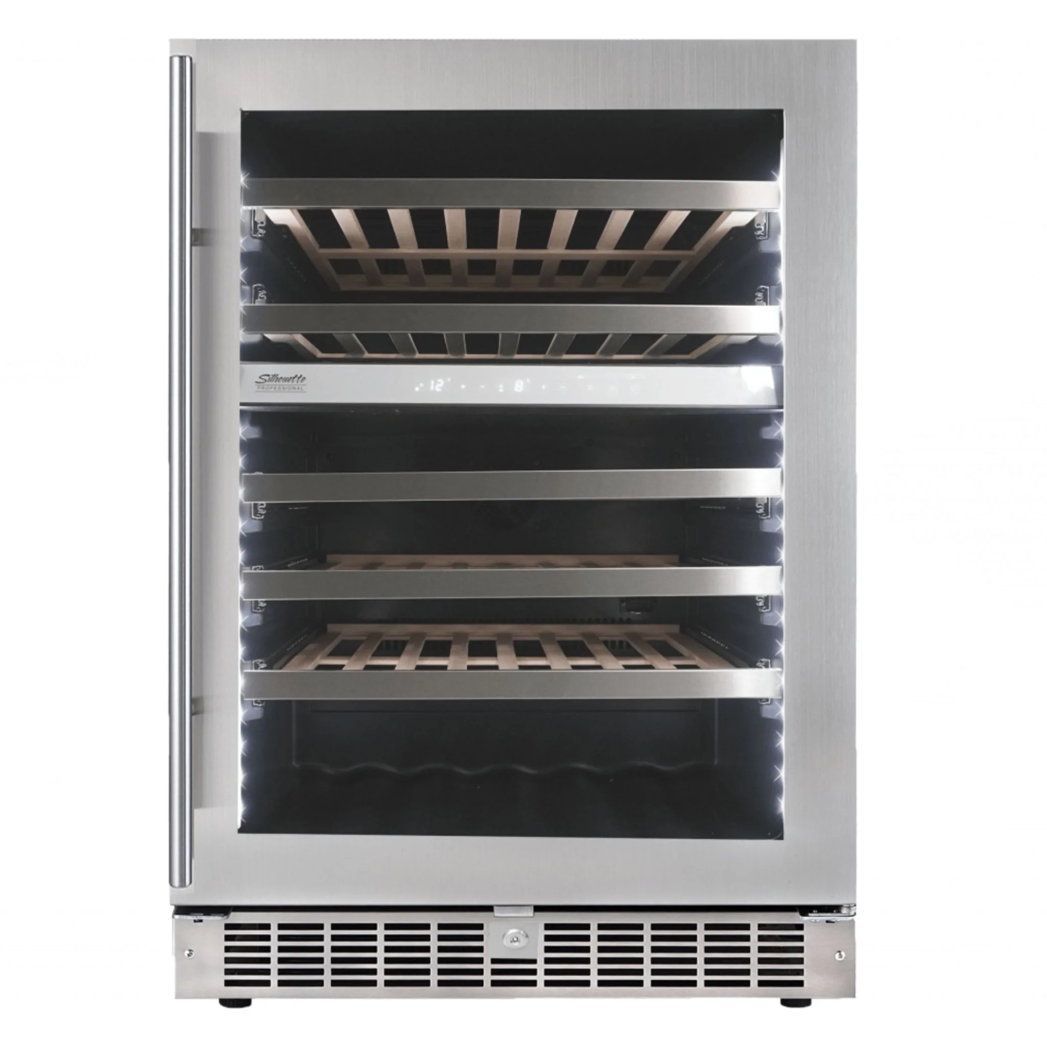 Silhouette Pro – 24? Built-In Wine Cellar  -Stainless Steel (SPRWC053D1SS)