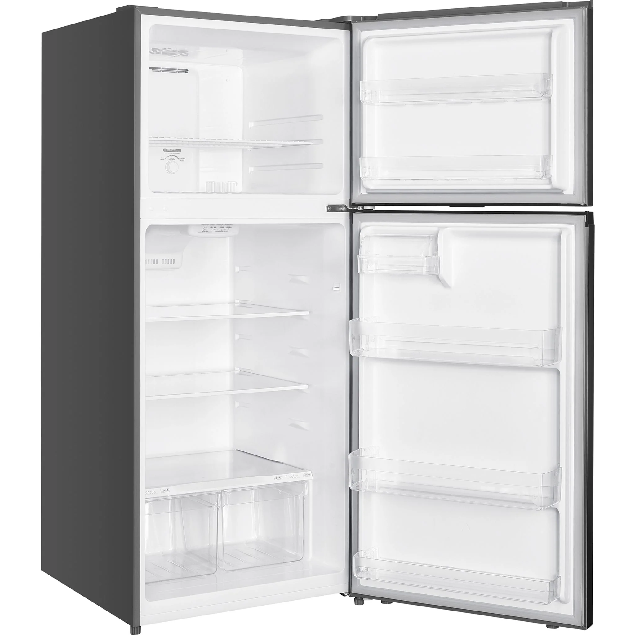 Danby 18 cu. ft. Top Mount Refrigerator -Stainless Steel Look (DFF176B1SLDB) - Image 3