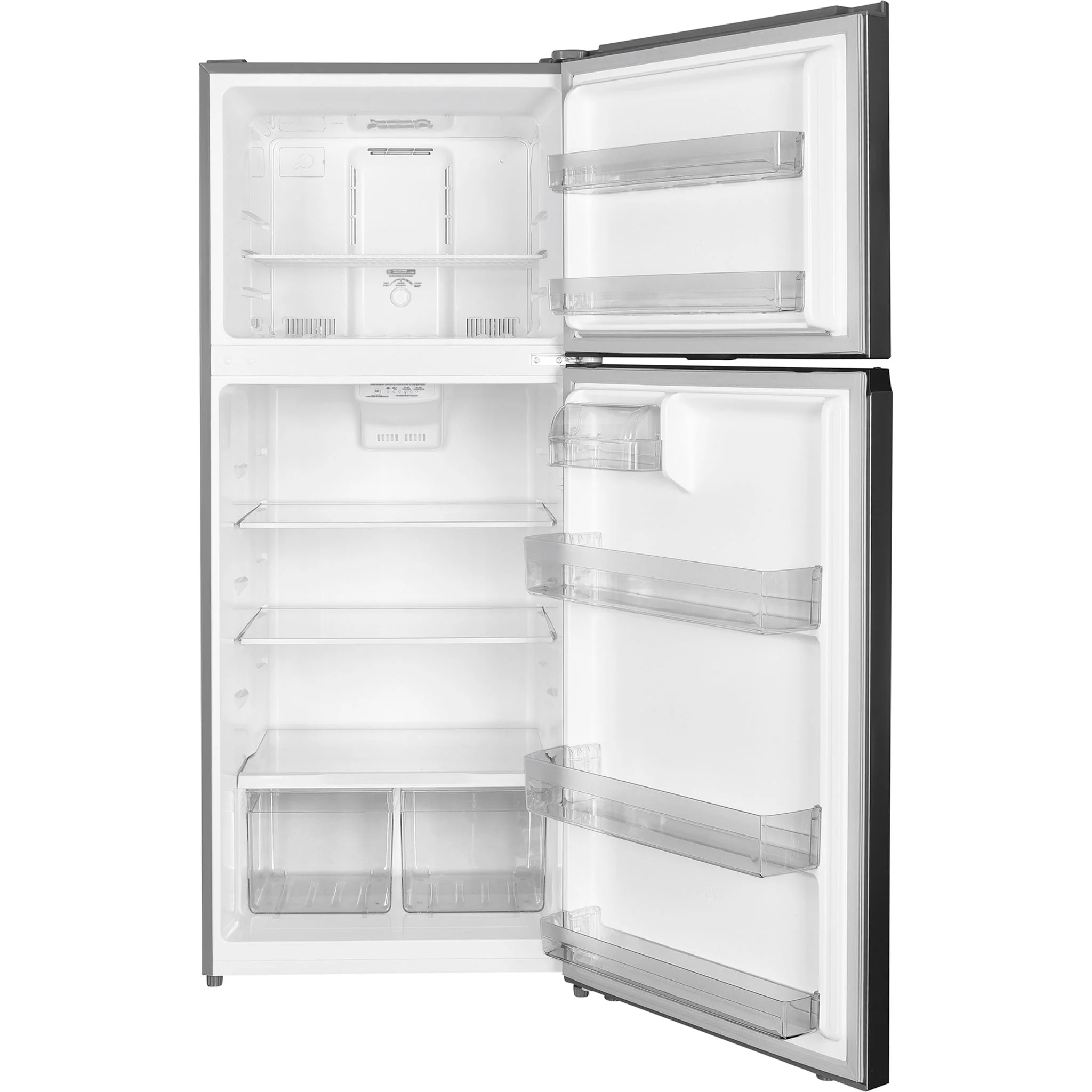 Danby 18 cu. ft. Top Mount Refrigerator -Stainless Steel Look (DFF176B1SLDB) - Image 4