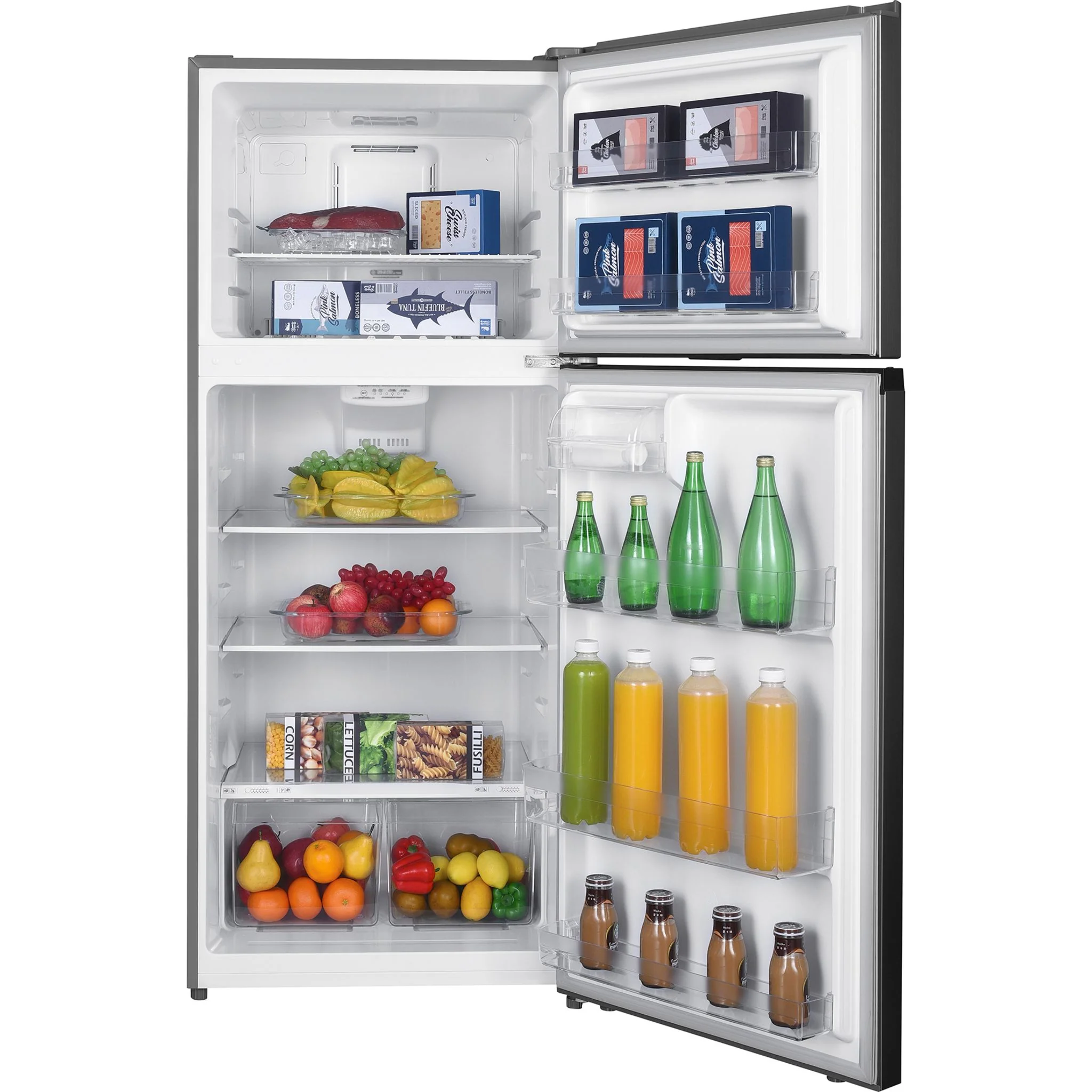 Danby 18 cu. ft. Top Mount Refrigerator -Stainless Steel Look (DFF176B1SLDB) - Image 6