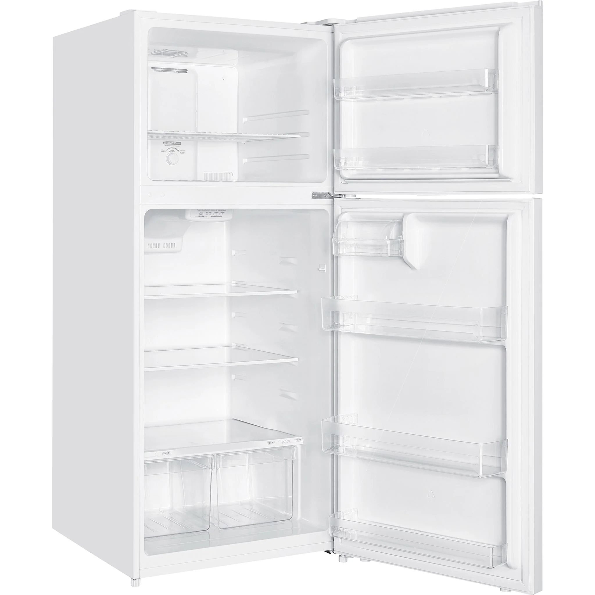 Danby 18 cu. ft. Top Mount Refrigerator -White (DFF176B1WDB) - Image 3