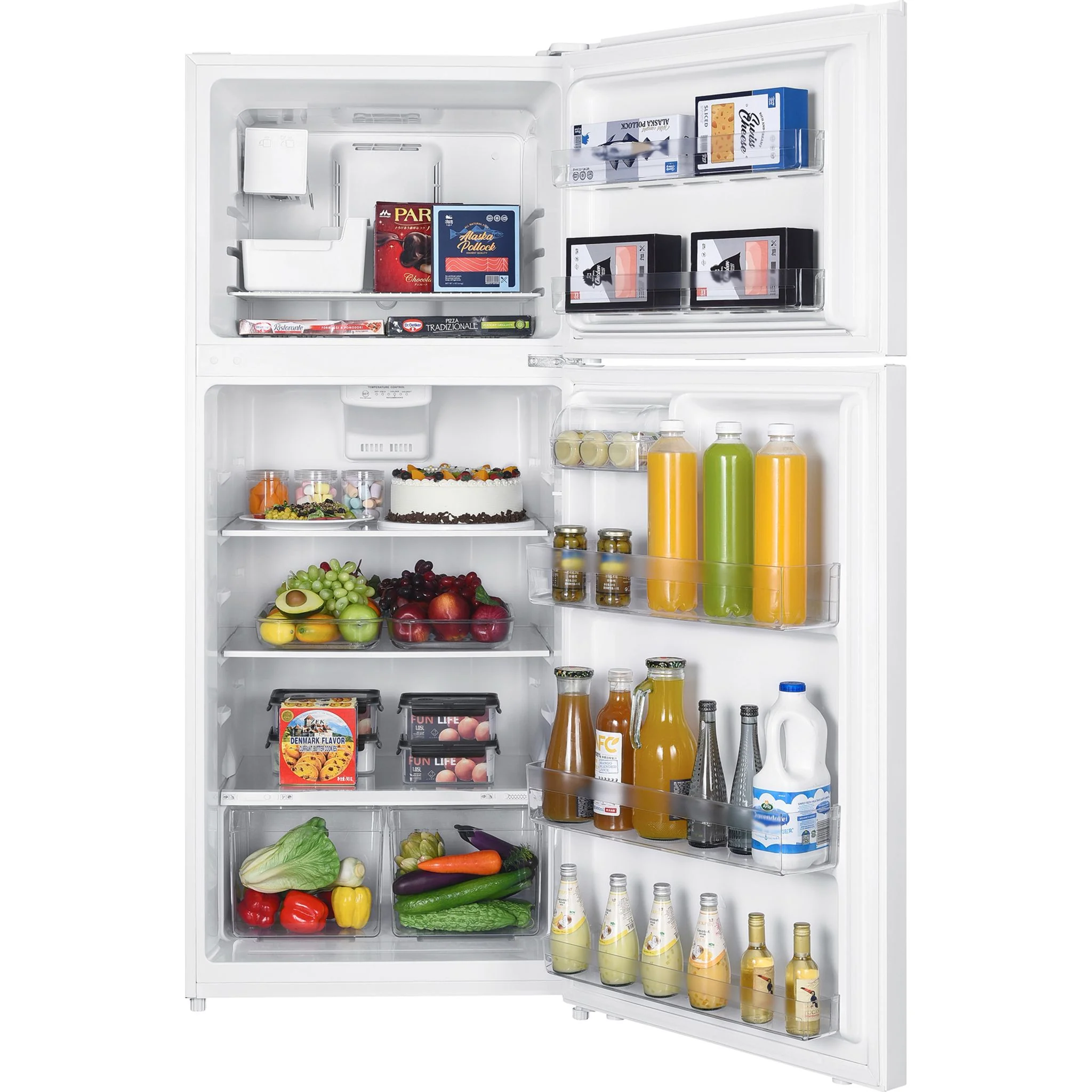 Danby 18 cu. ft. Top Mount Refrigerator -White (DFF176B1WDB) - Image 5