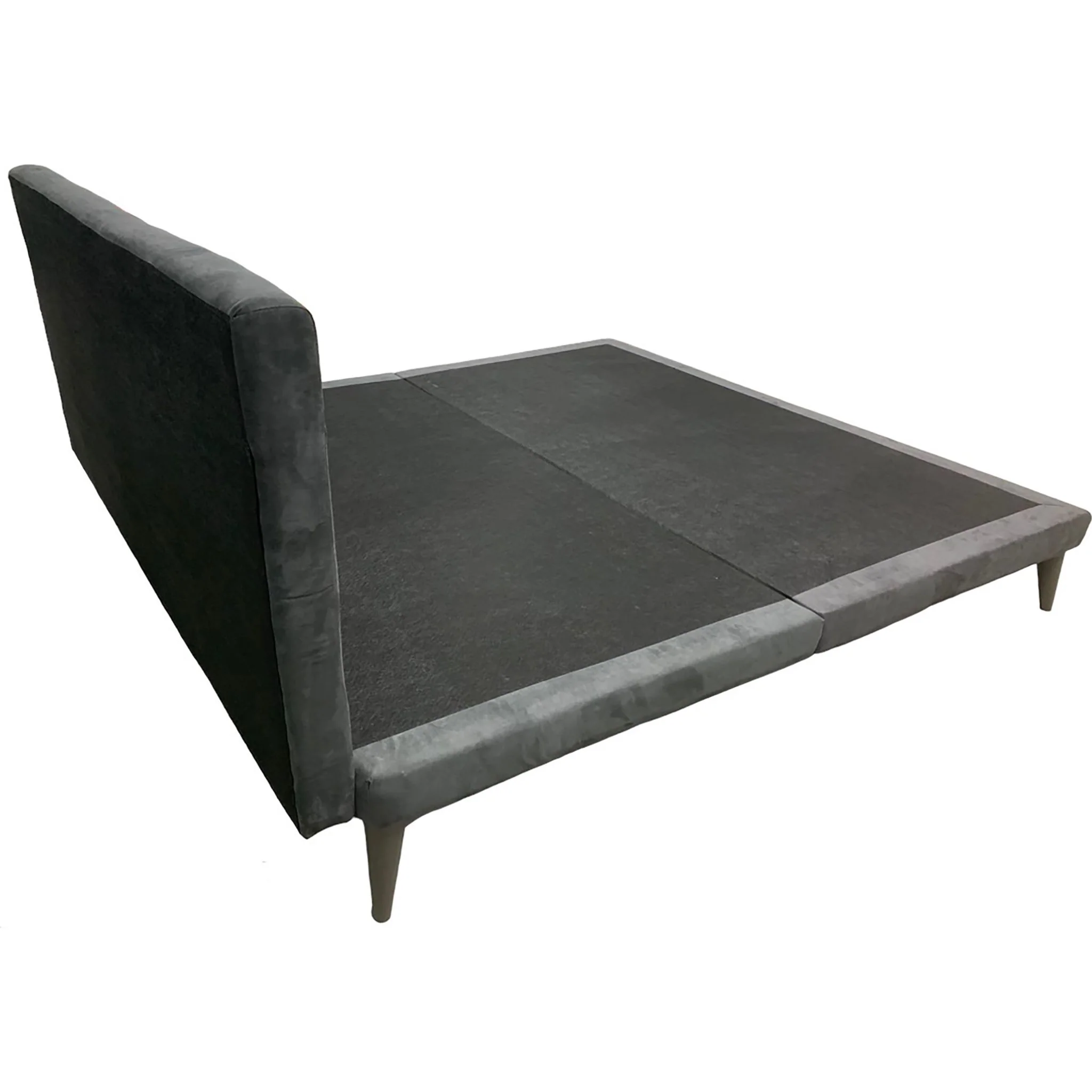 Danita Platform Bed - Suedine Charcoal - Image 60