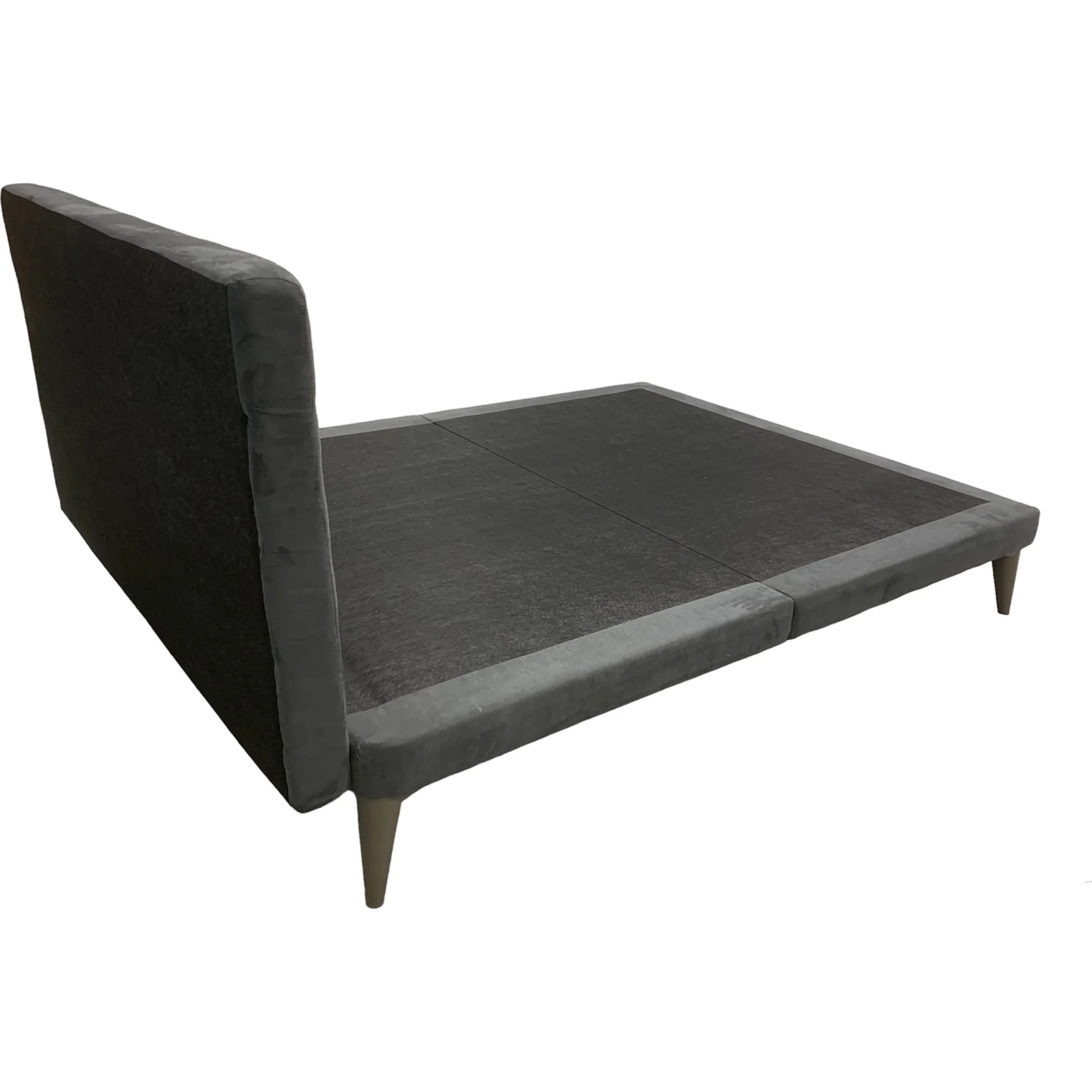 Danita Platform Bed - Suedine Charcoal - Image 9