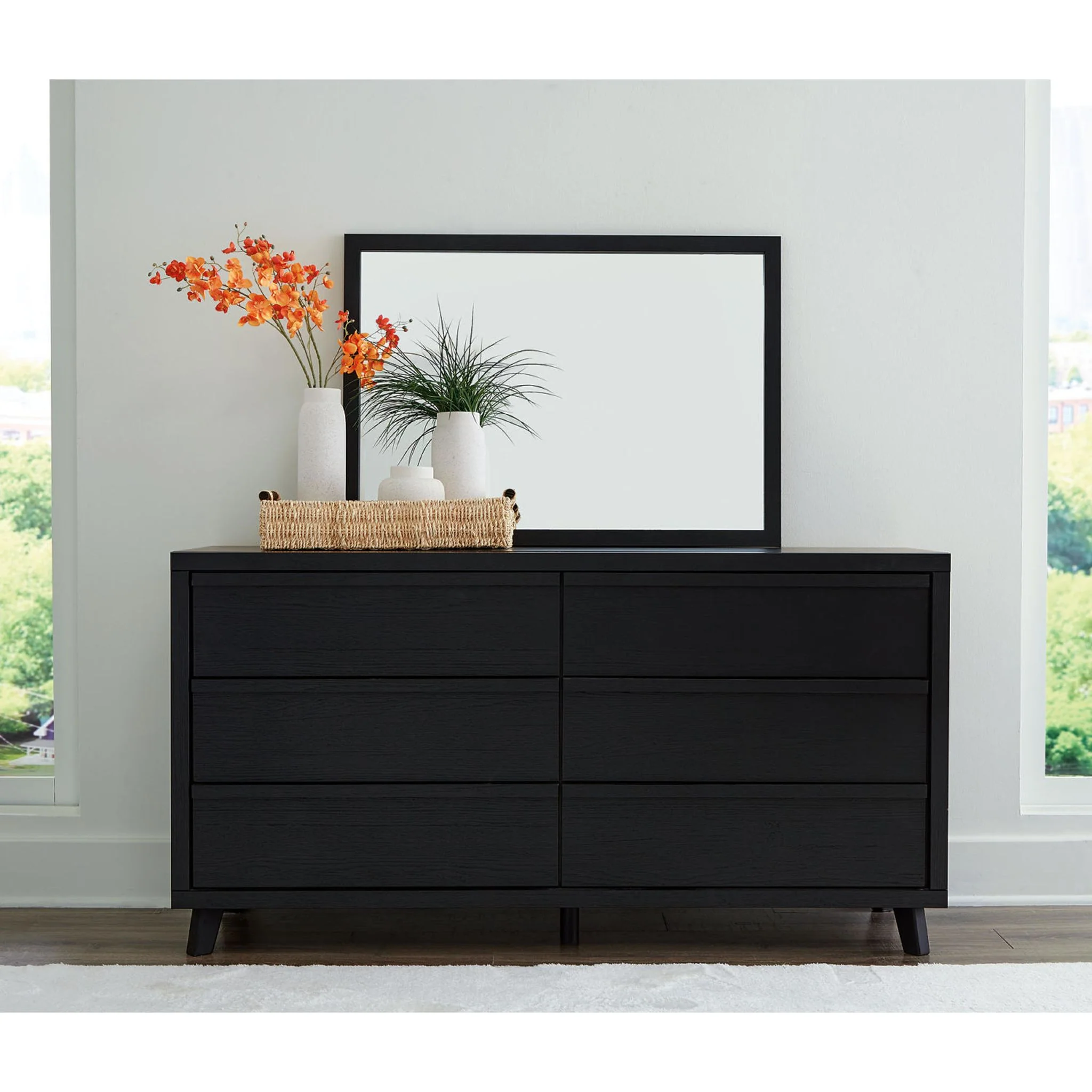 Danziar 6 Piece Platform Bedroom - Black - Image 13