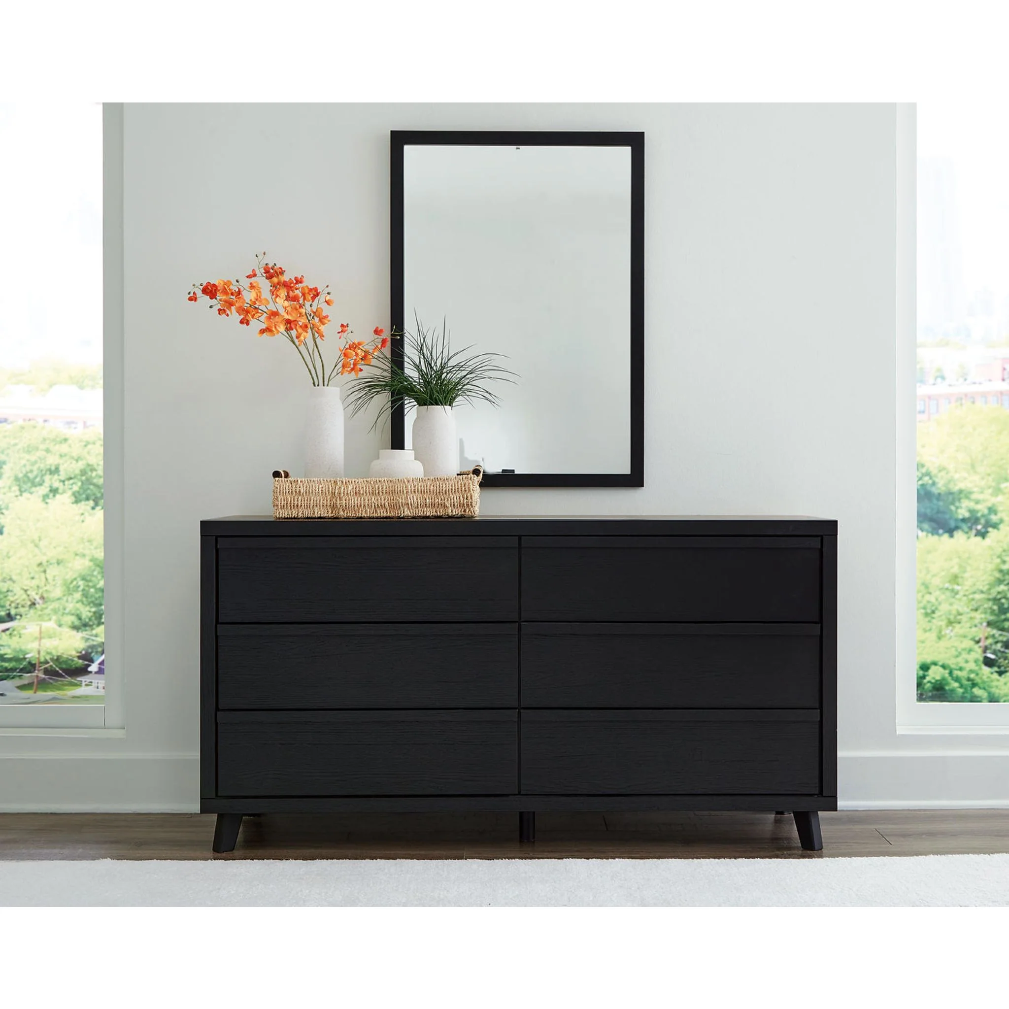 Danziar 6 Piece Platform Bedroom - Black - Image 16
