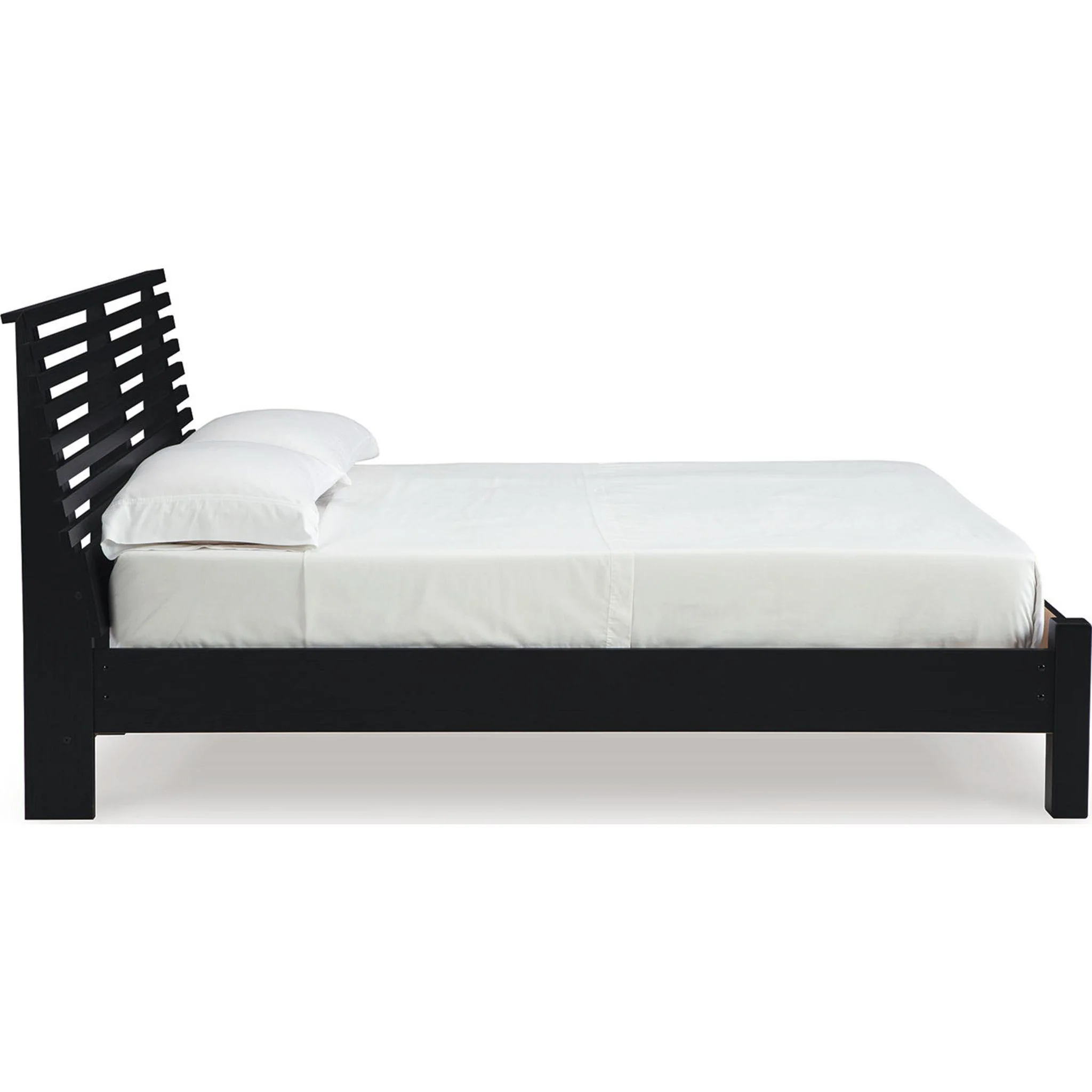 Danziar Full Slat Platform Bed - Black - Image 5