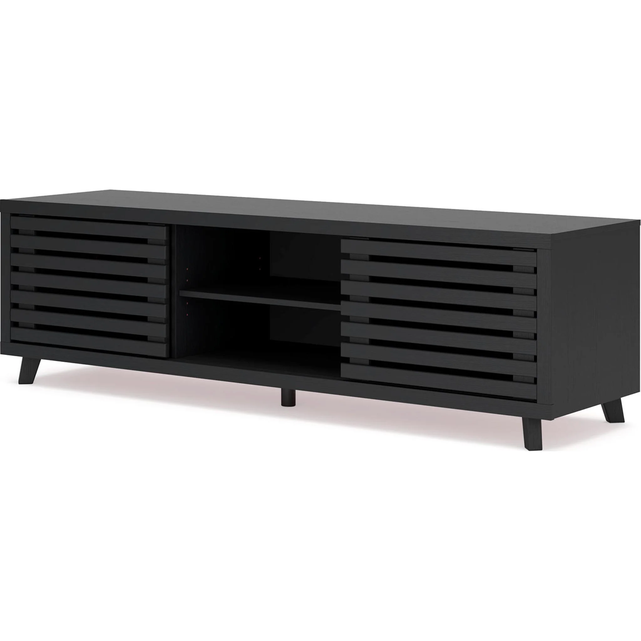 Danziar TV Stand - Black - Image 9