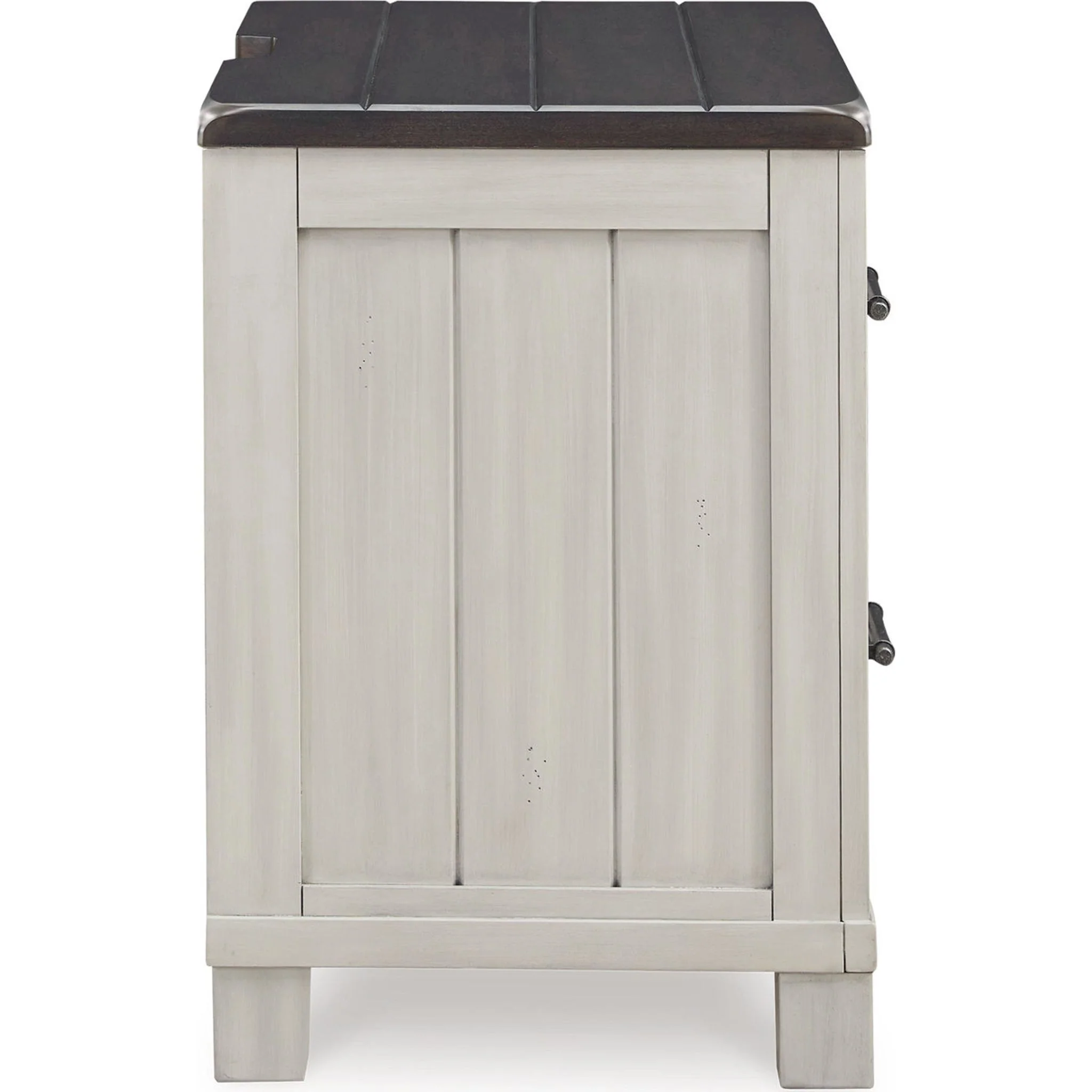 Darborn 6 Piece King Panel Bedroom - Gray/Brown - Image 16