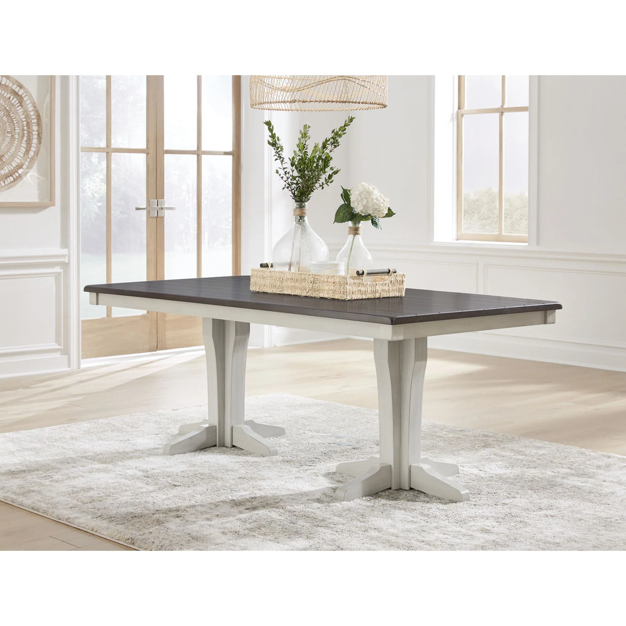 Darborn Dining Table - Gray/Brown - (D796D3) - Image 2