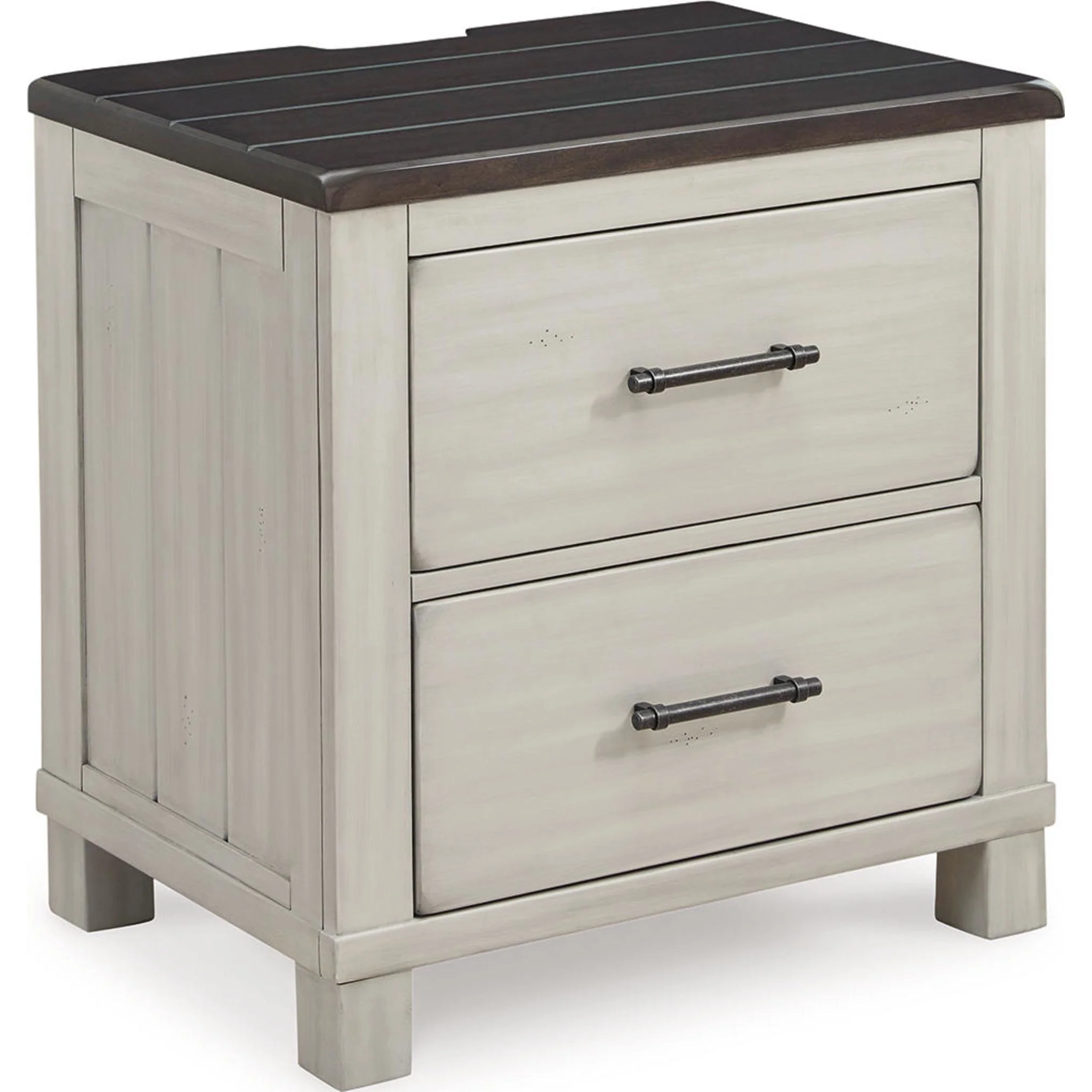 Darborn Nightstand - Gray/Brown