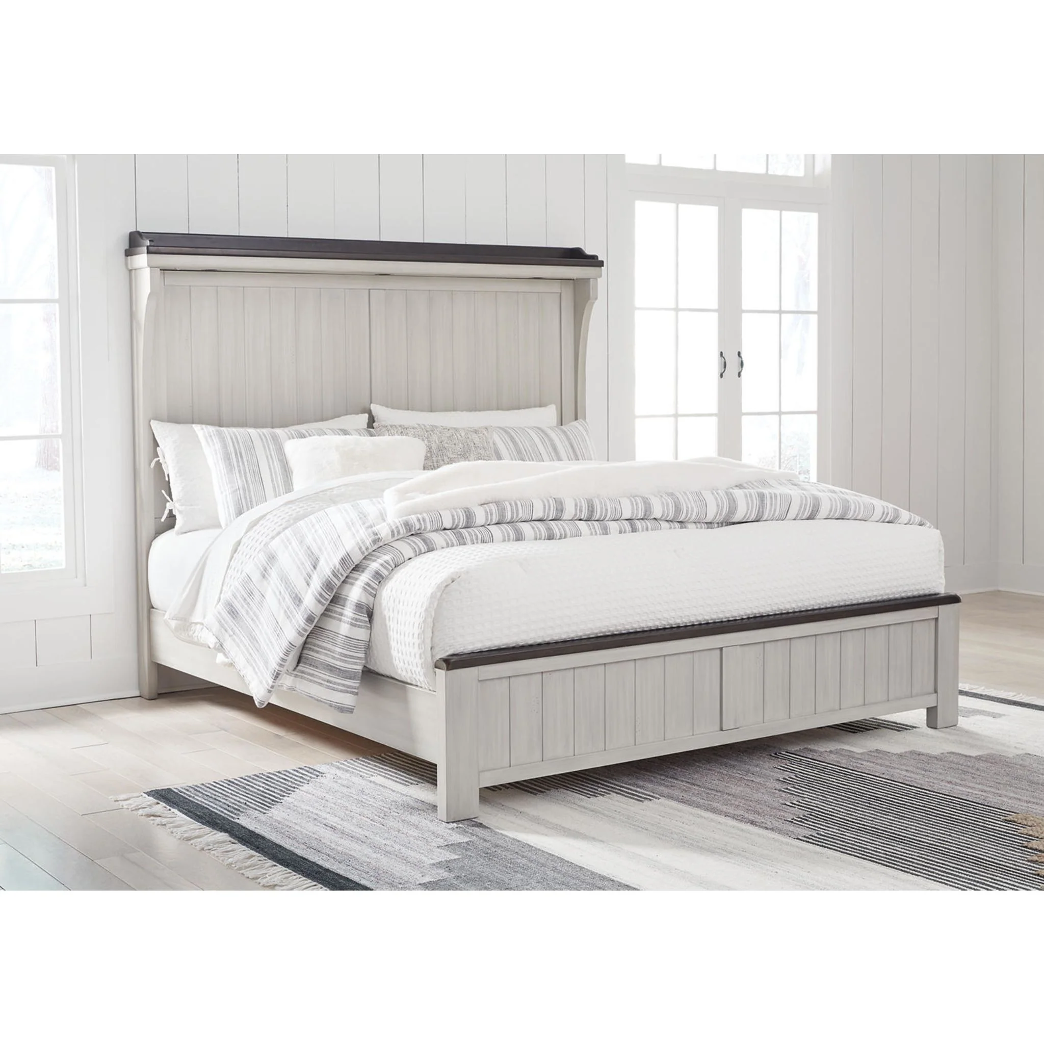 Darborn Panel Bed - Gray/Brown - Image 12