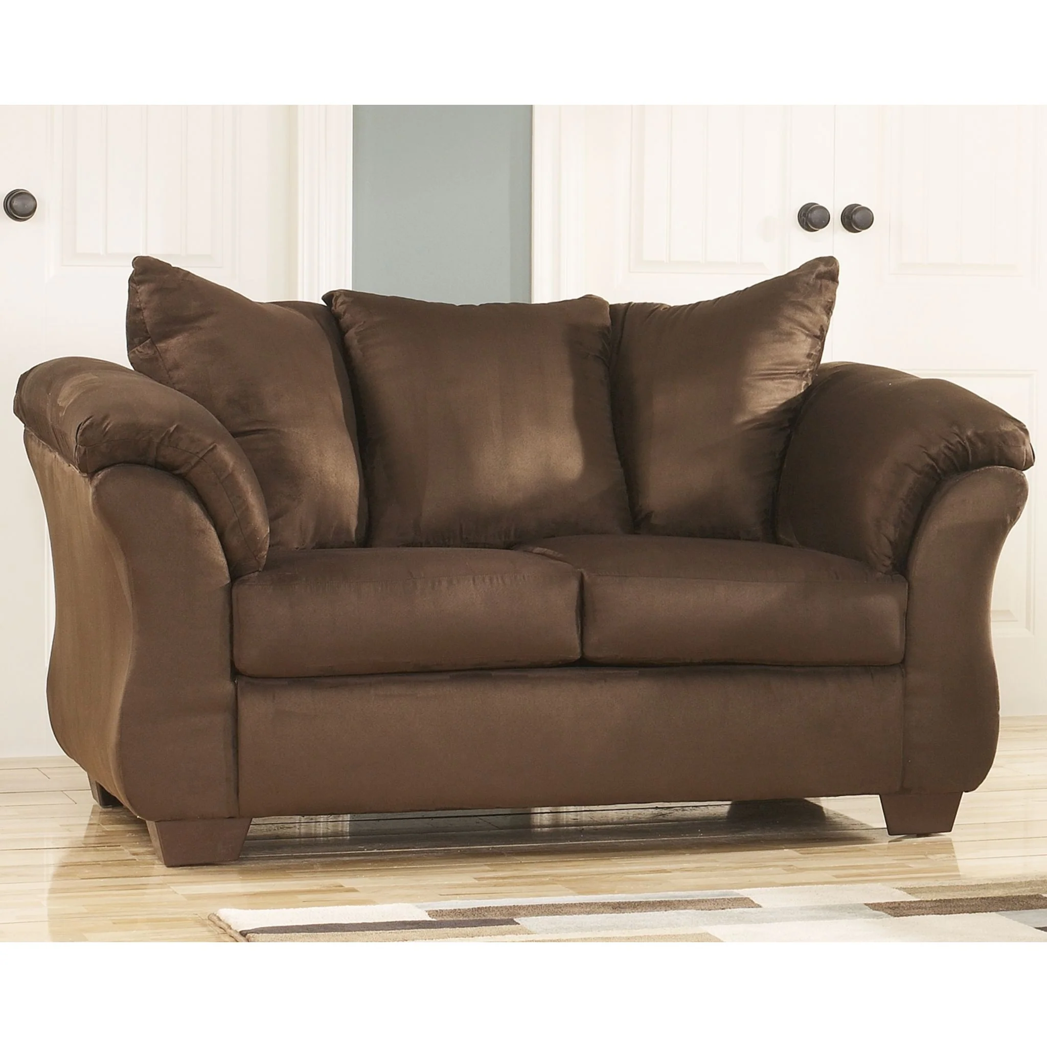 Darcy II Loveseat - Cafe - Image 2