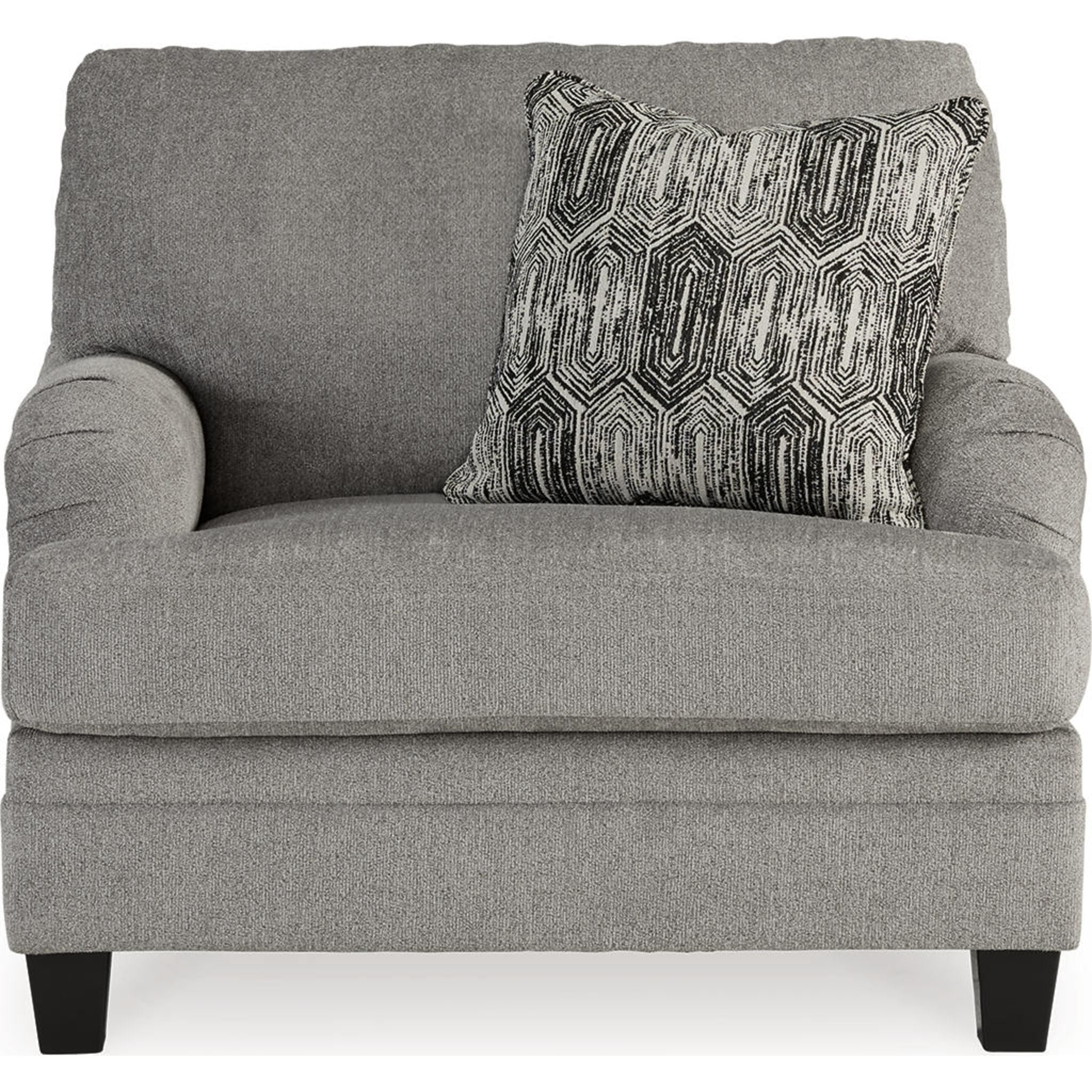 Davinca Chair and a Half - Charcoal - Image 3