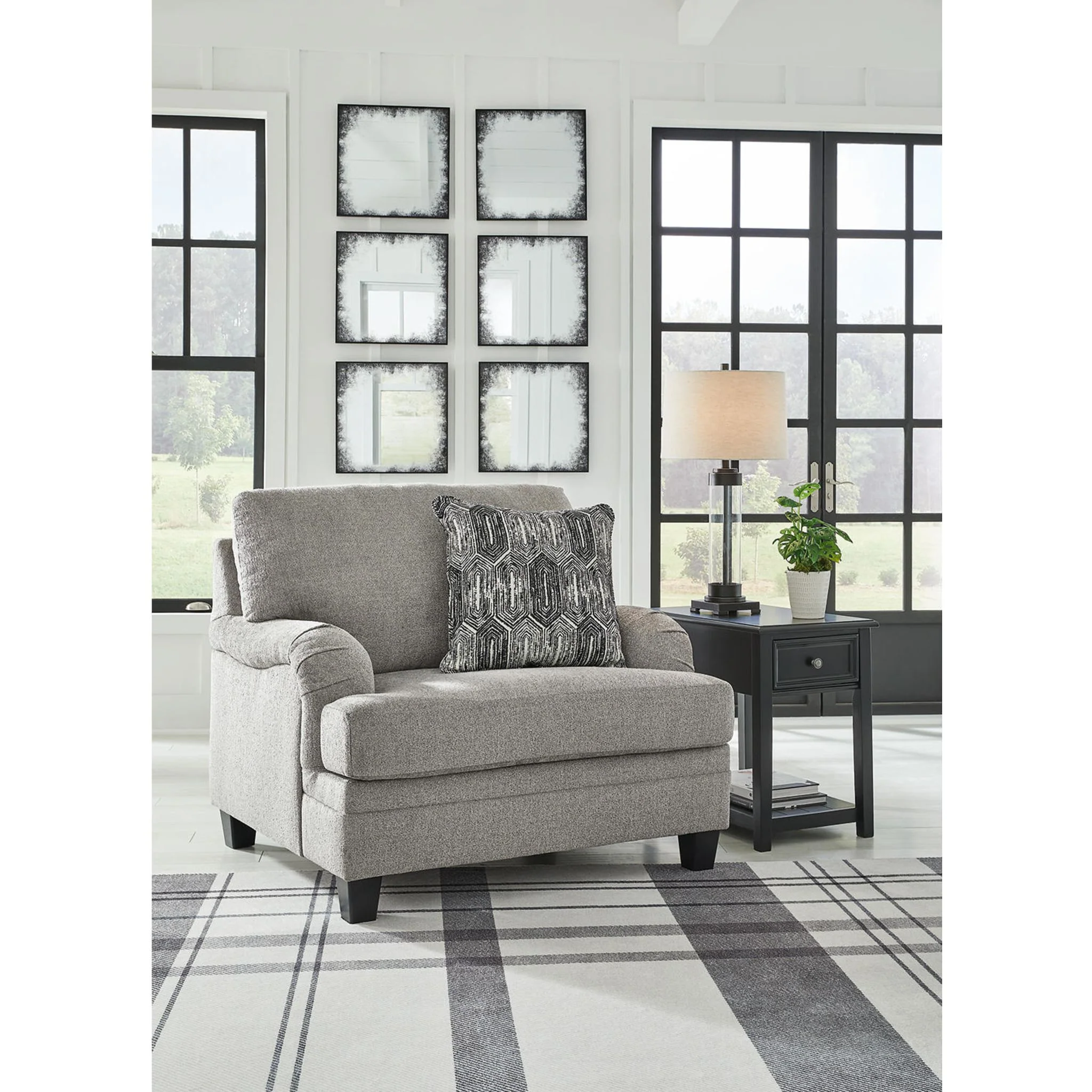 Davinca Chair and a Half - Charcoal - Image 5