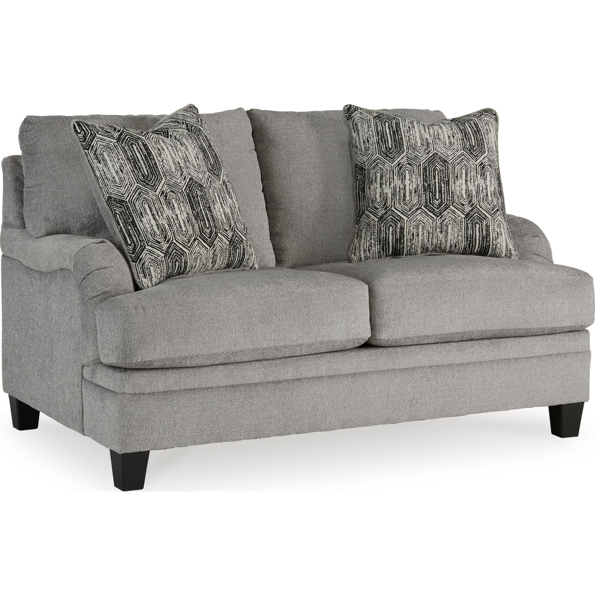 Davinca Loveseat - Charcoal - Image 3