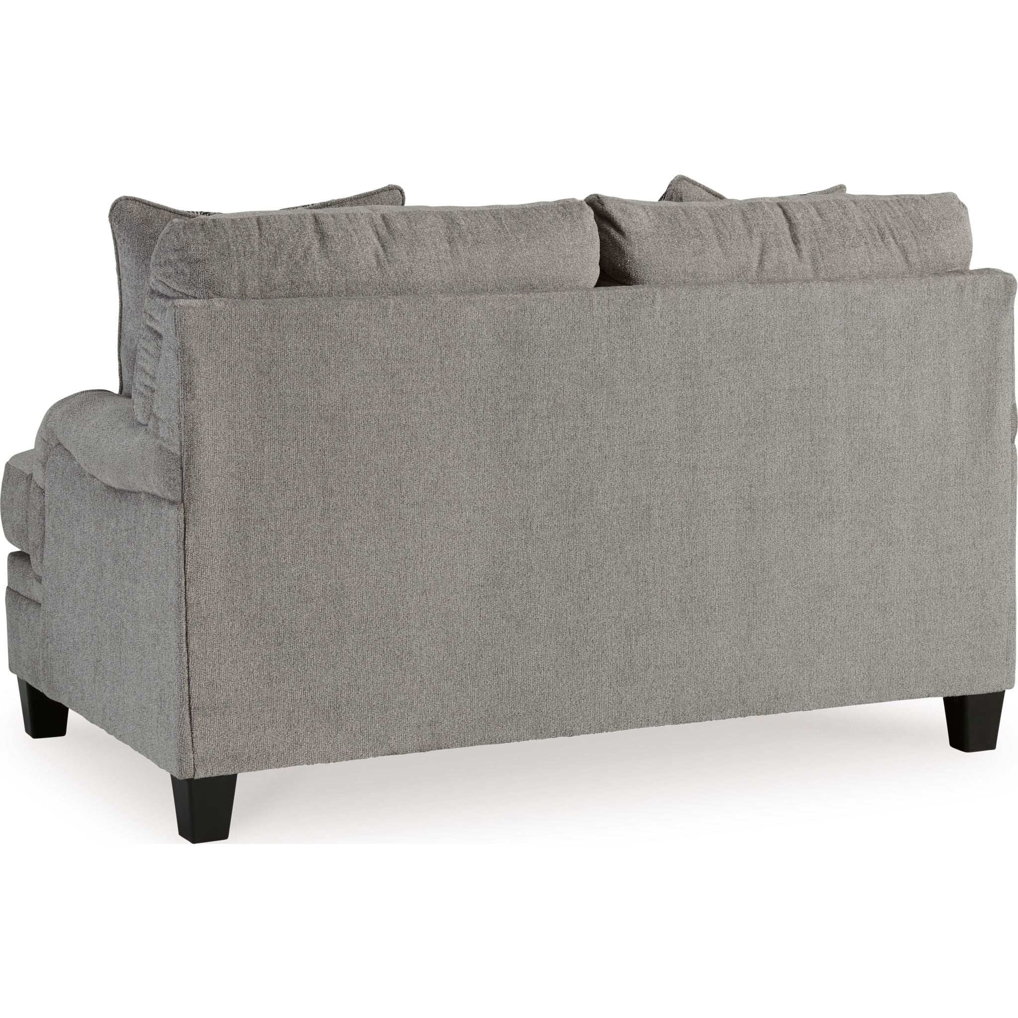 Davinca Loveseat - Charcoal - Image 5