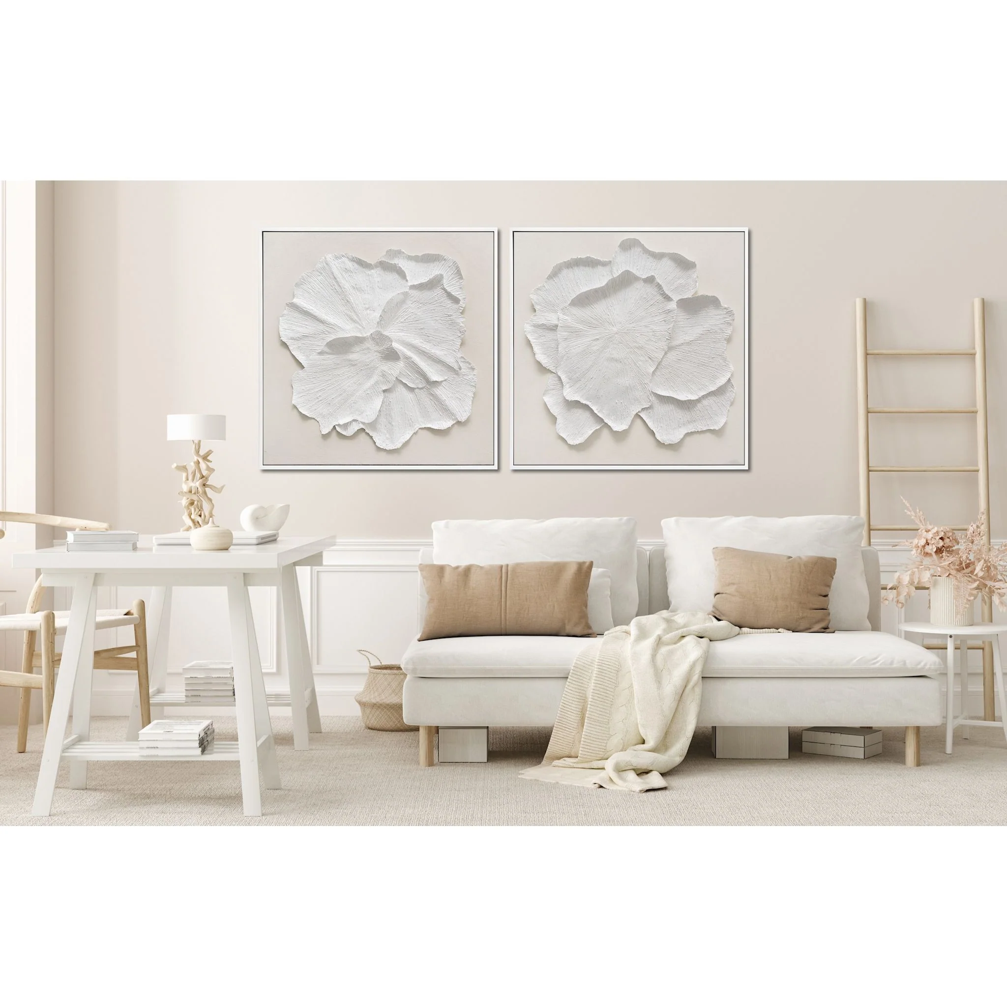 Delicate Petal Wall Art (Set of 2) 33.00" x 33.00" - Image 2