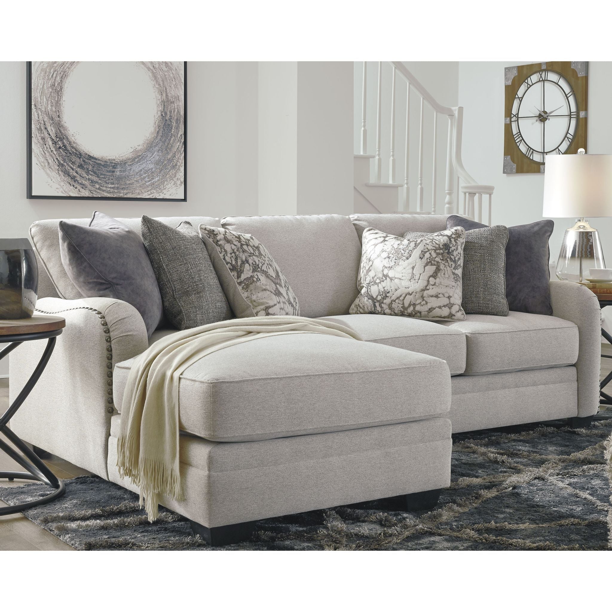 Dellara 2 Piece Sectional with Chaise - Image 2