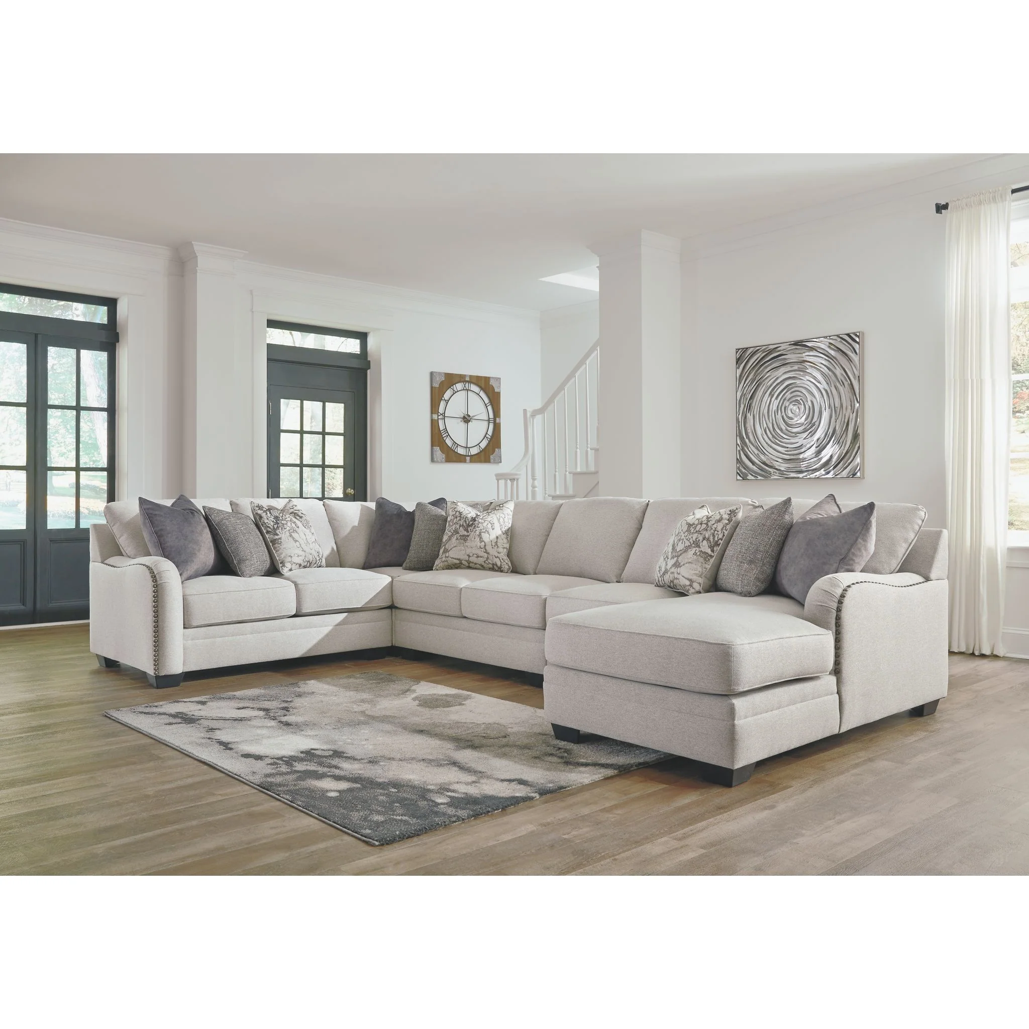 Dellara 5 Piece Sectional with Chaise - Image 5