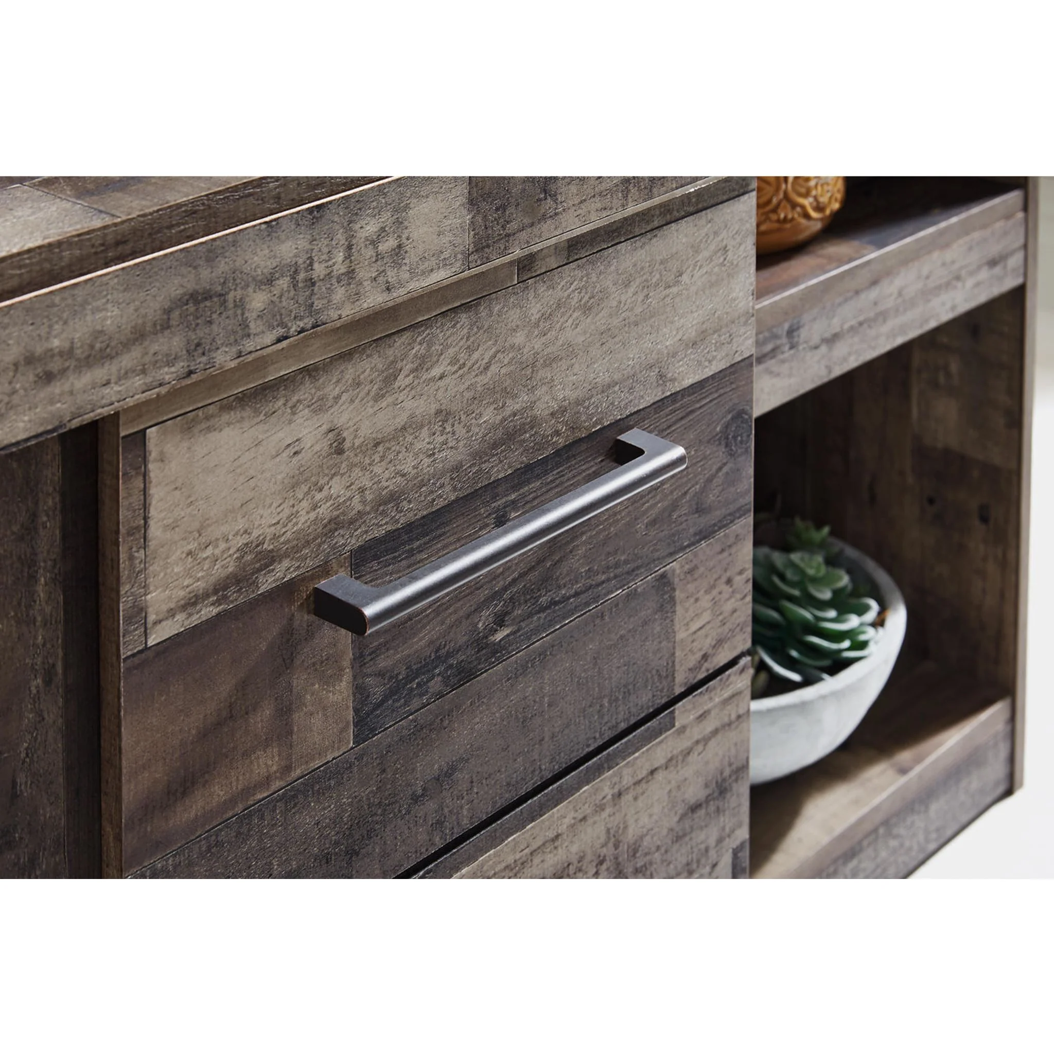 Derekson 4 Piece Entertainment Unit - Multi Gray - Image 13