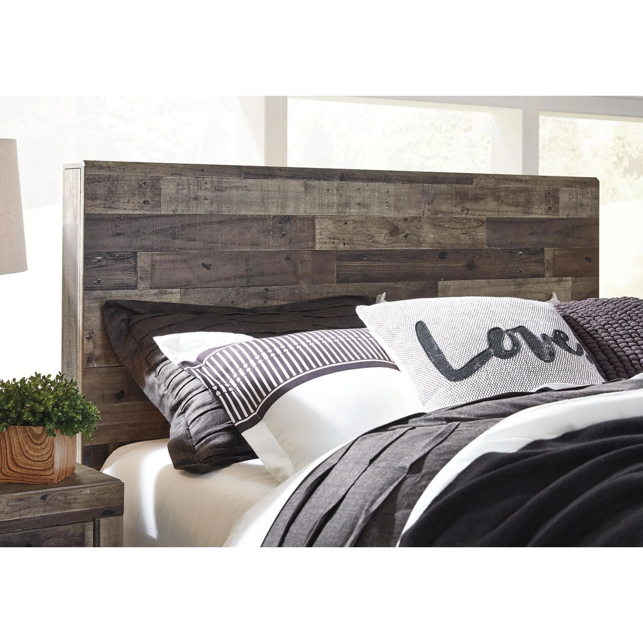 Derekson Panel Bed - Multi Gray - Image 26