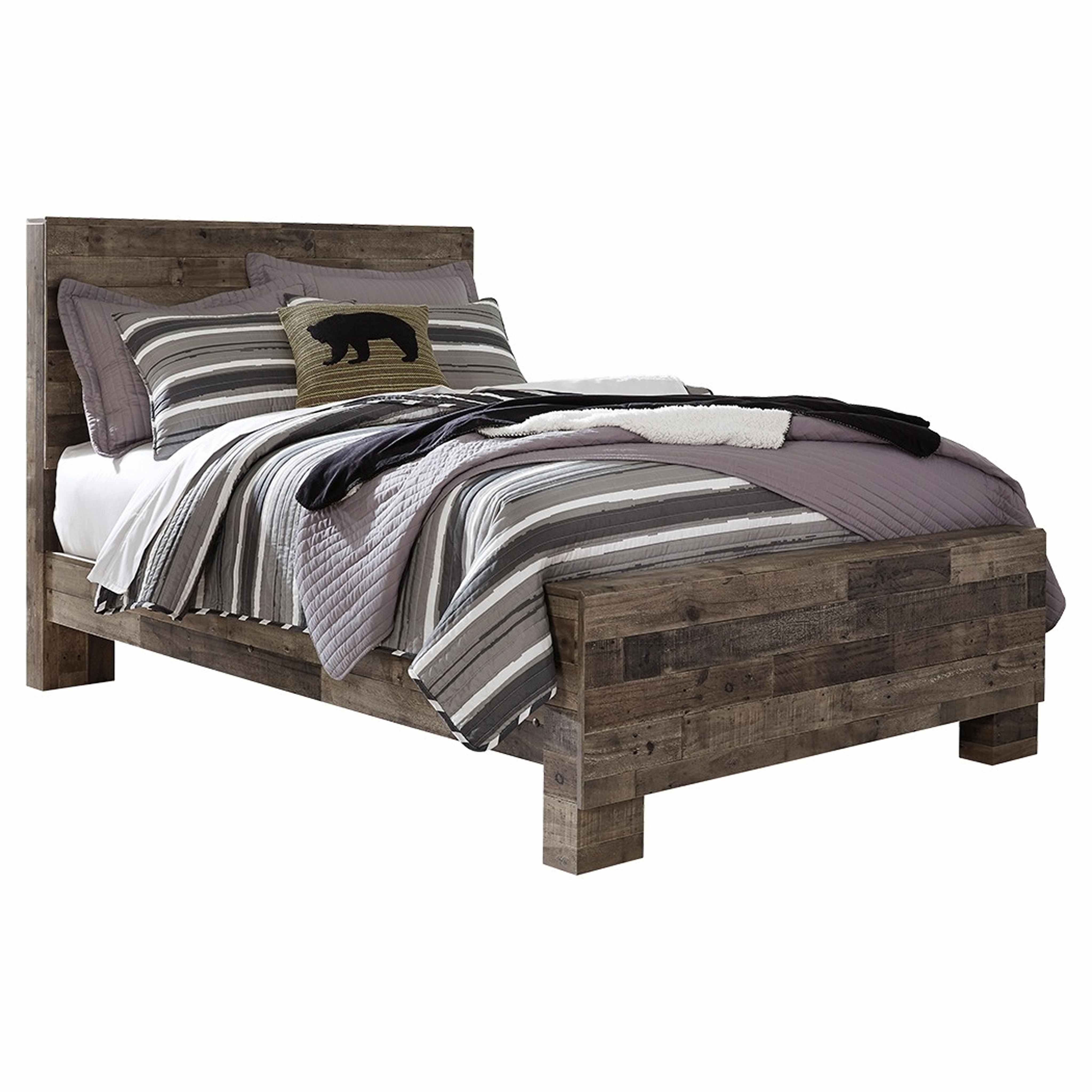 Derekson Panel Bed - Multi Gray - Image 11