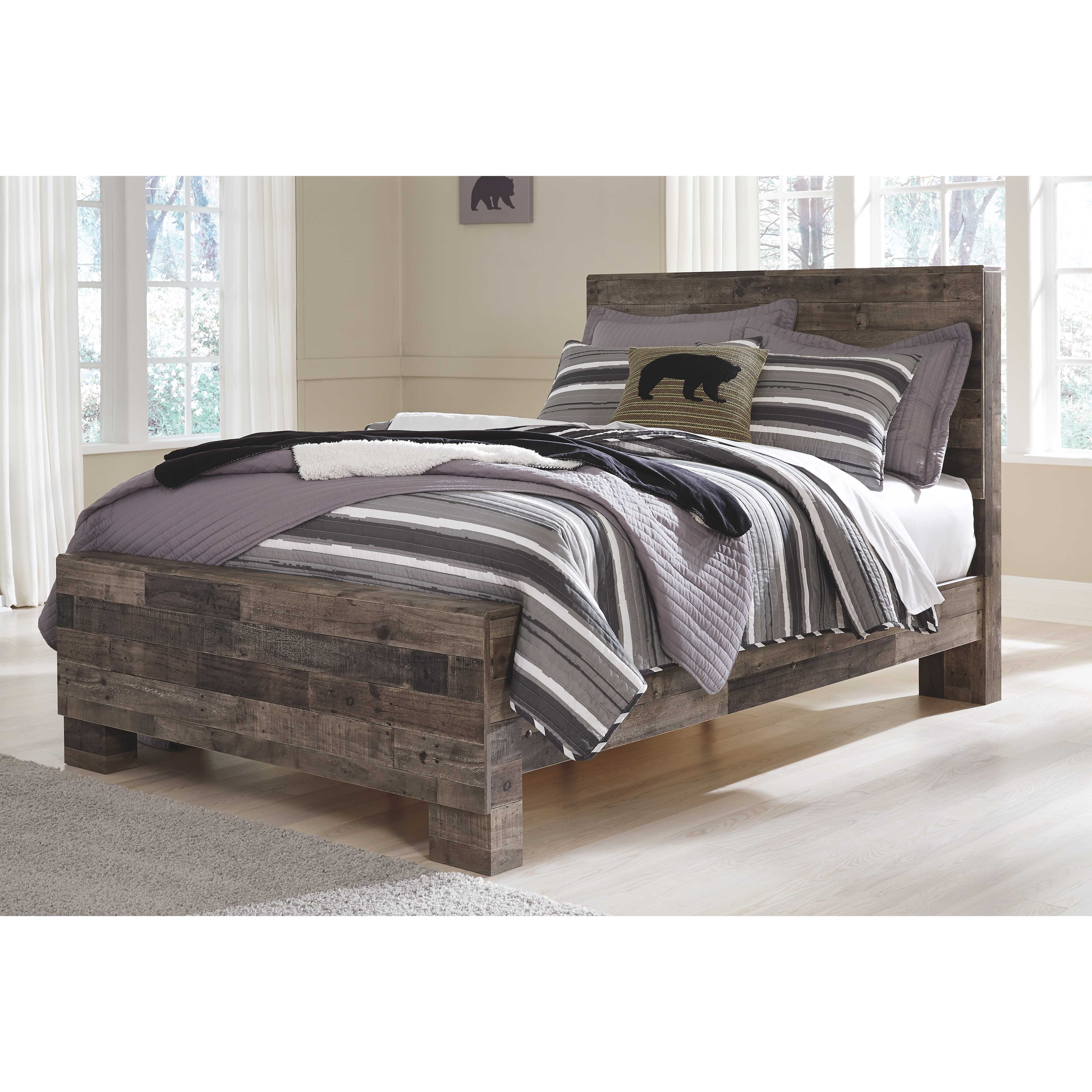Derekson Panel Bed - Multi Gray - Image 12