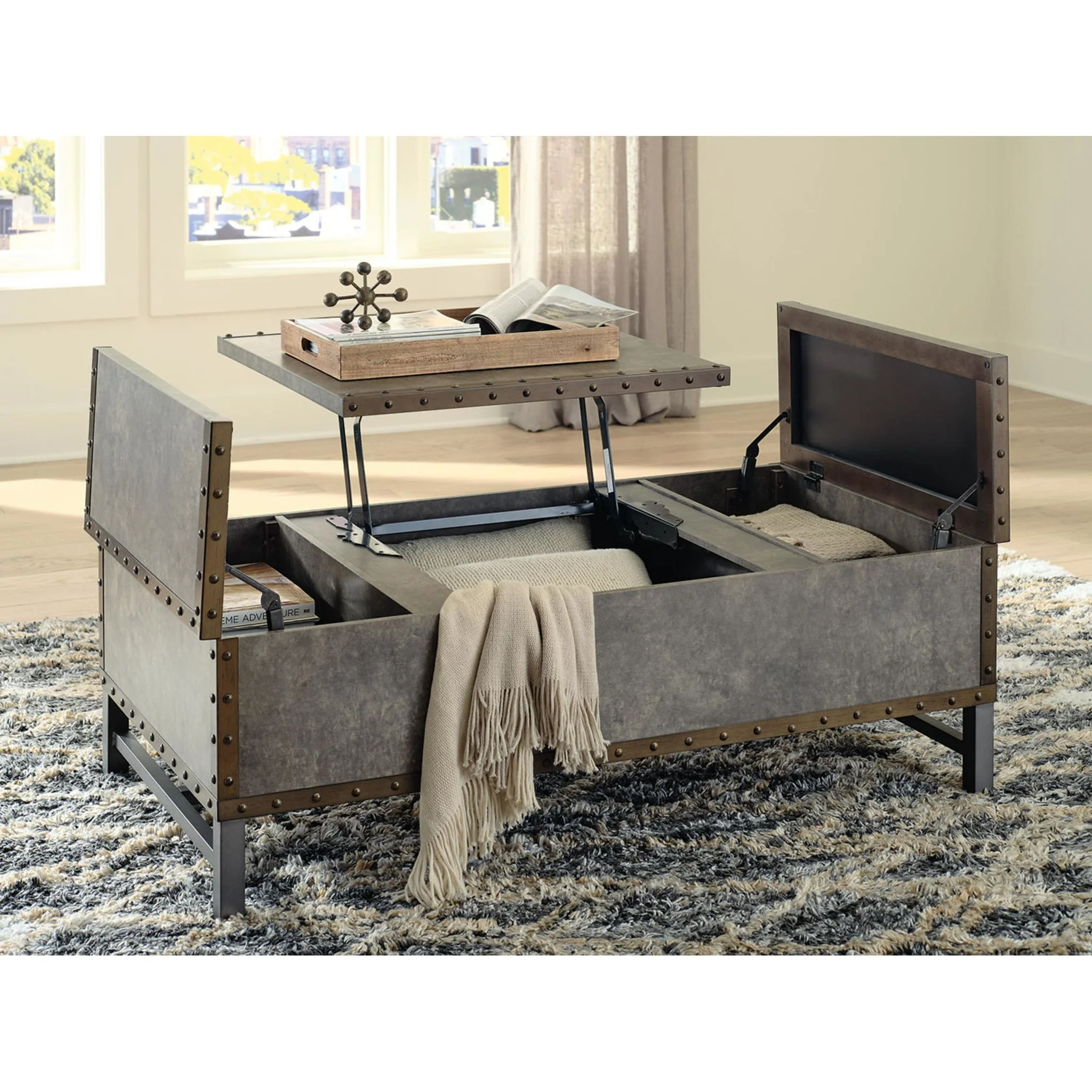 Derrylin Coffee Table - Brown - Image 13