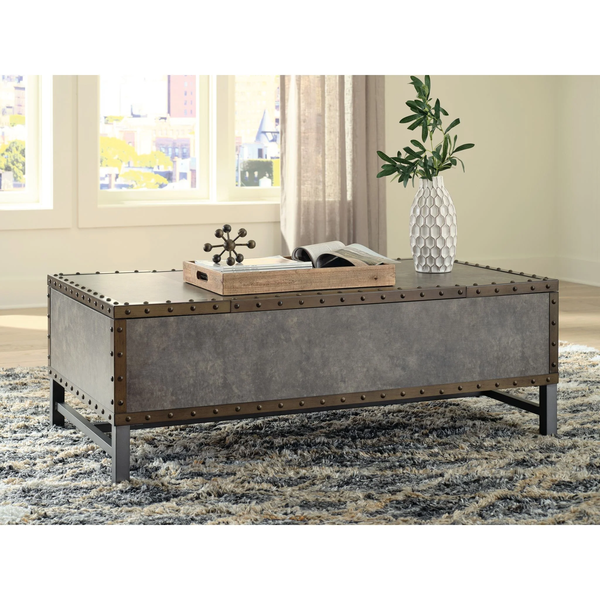 Derrylin Coffee Table - Brown - Image 2