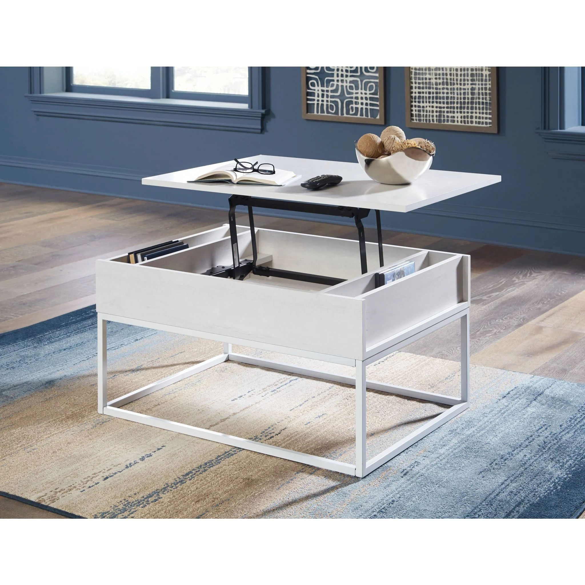 Deznee Coffee Table - White - Image 4