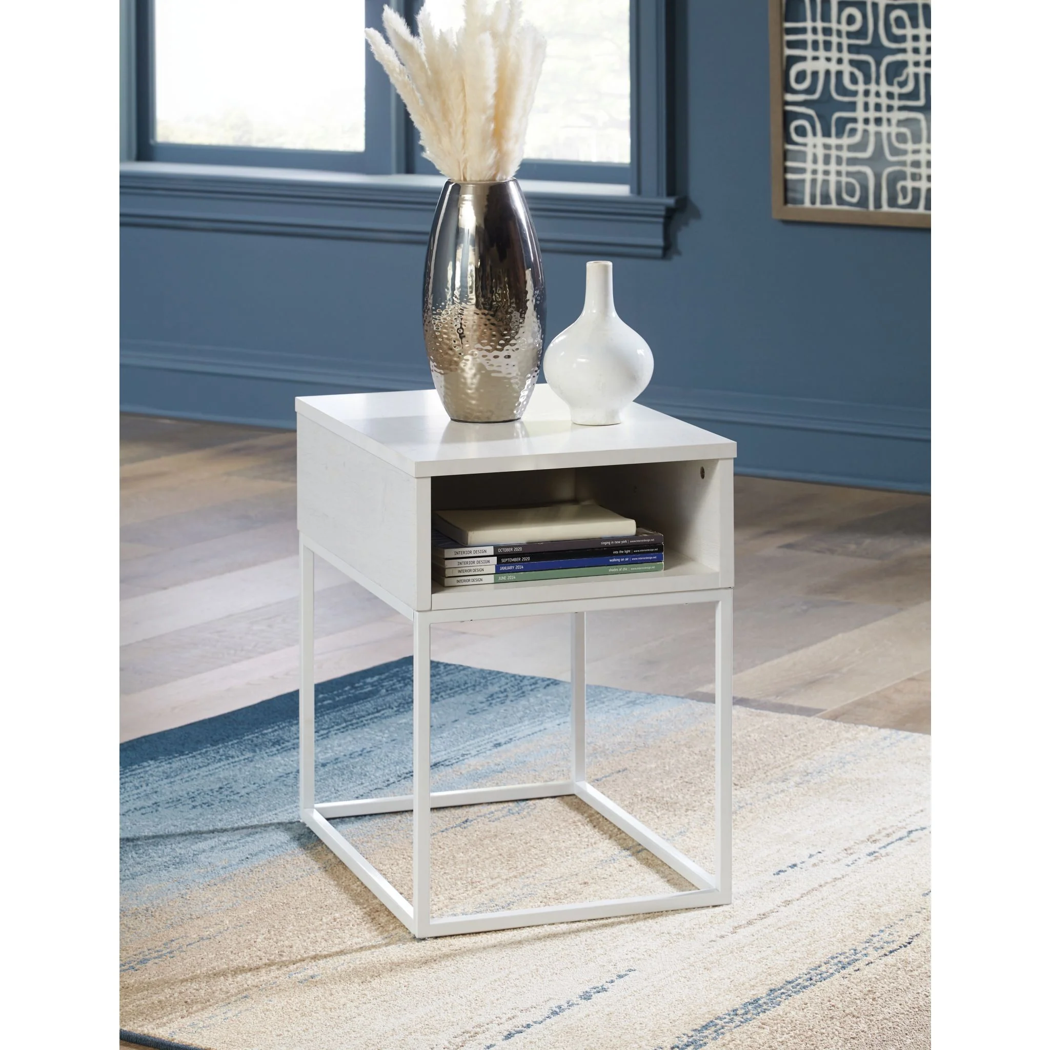 Deznee End Table - White - Image 2