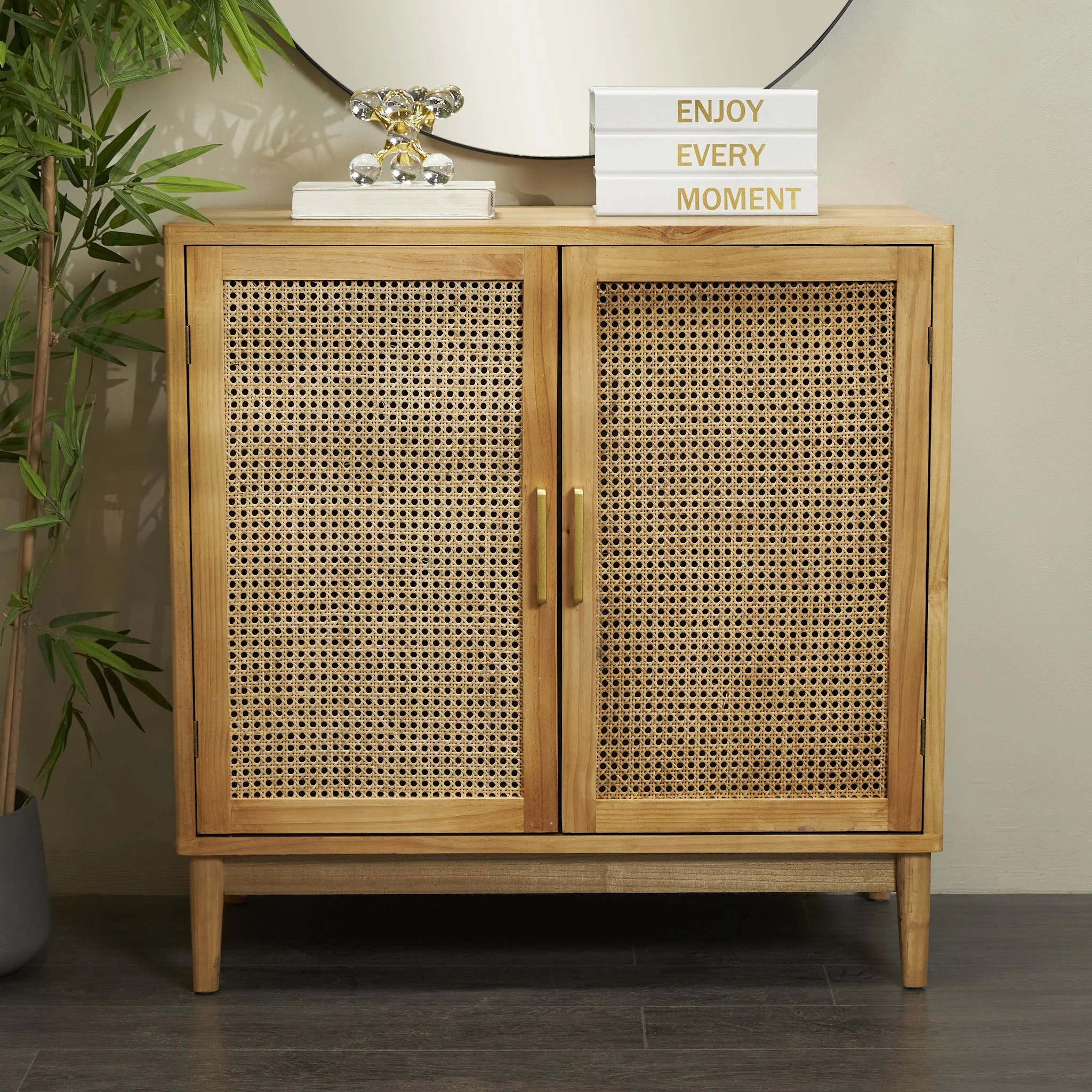 Diego Accent Cabinet - Light Brown - Image 2