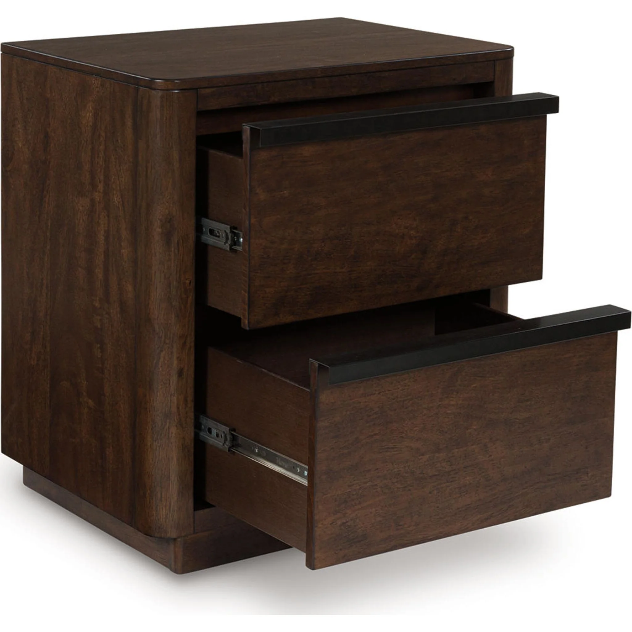 Dilenno 6 Piece Queen Canopy Bedroom - Dark Brown - Image 11