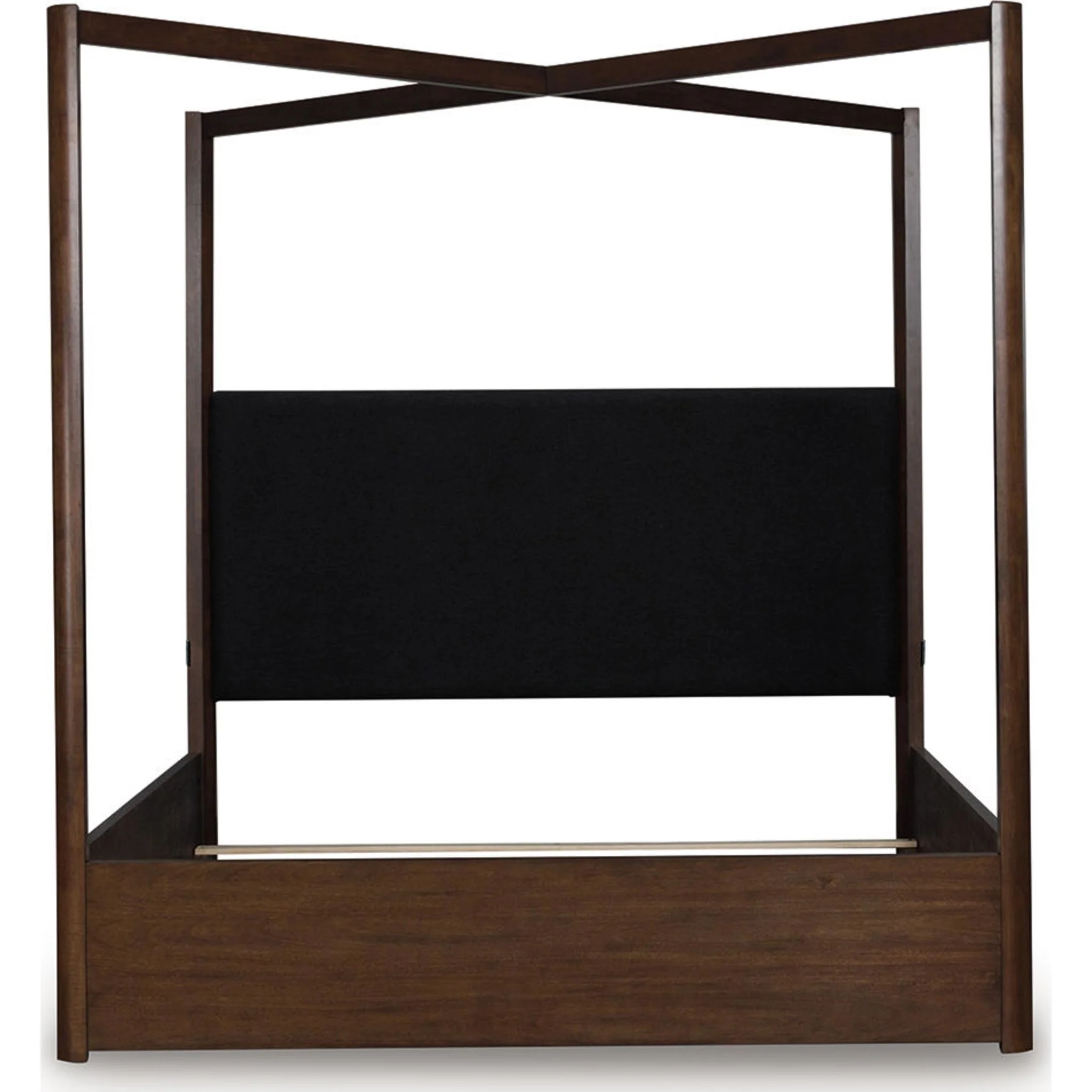 Dilenno 6 Piece Queen Canopy Bedroom - Dark Brown - Image 8