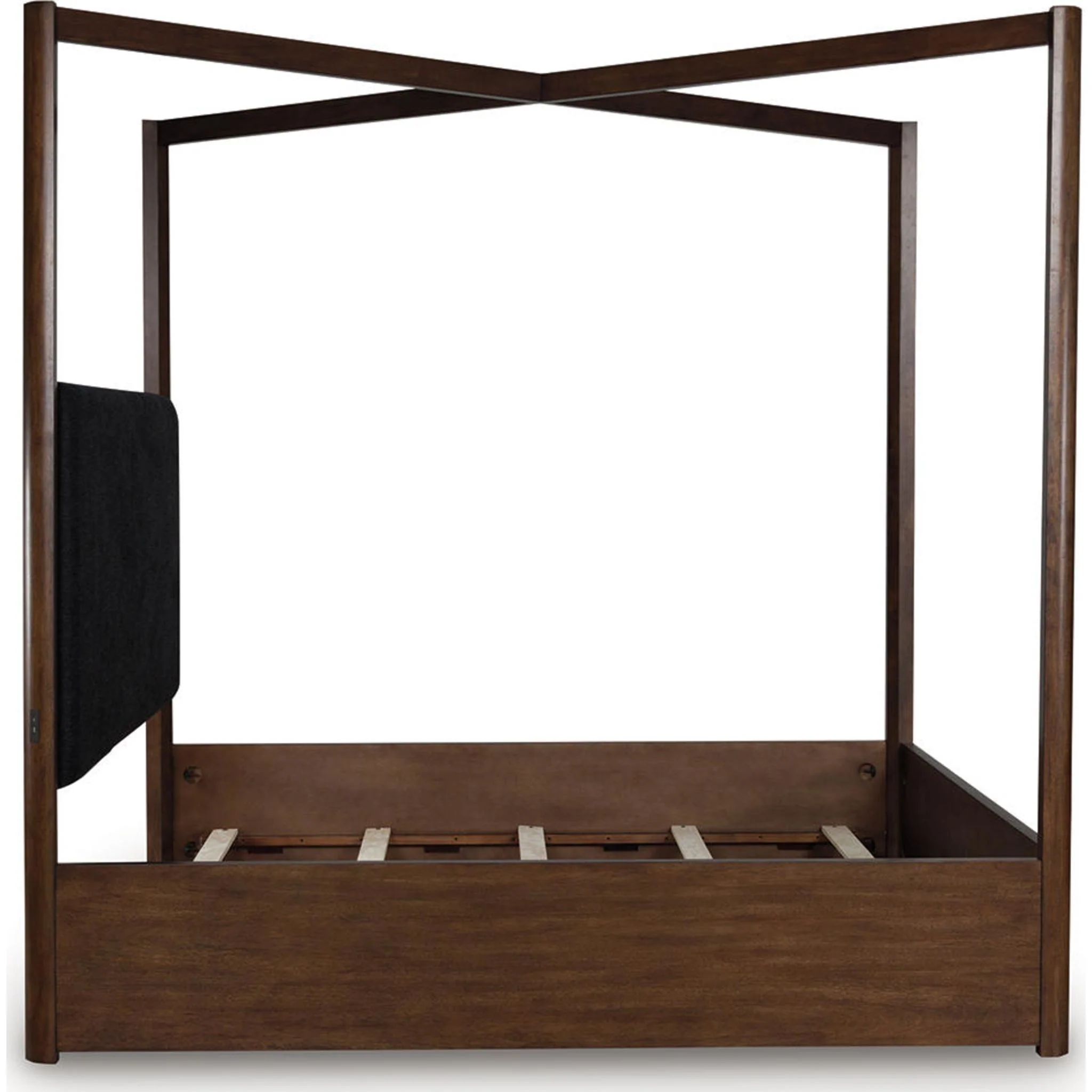 Dilenno Canopy Bed - Dark Brown - Image 17
