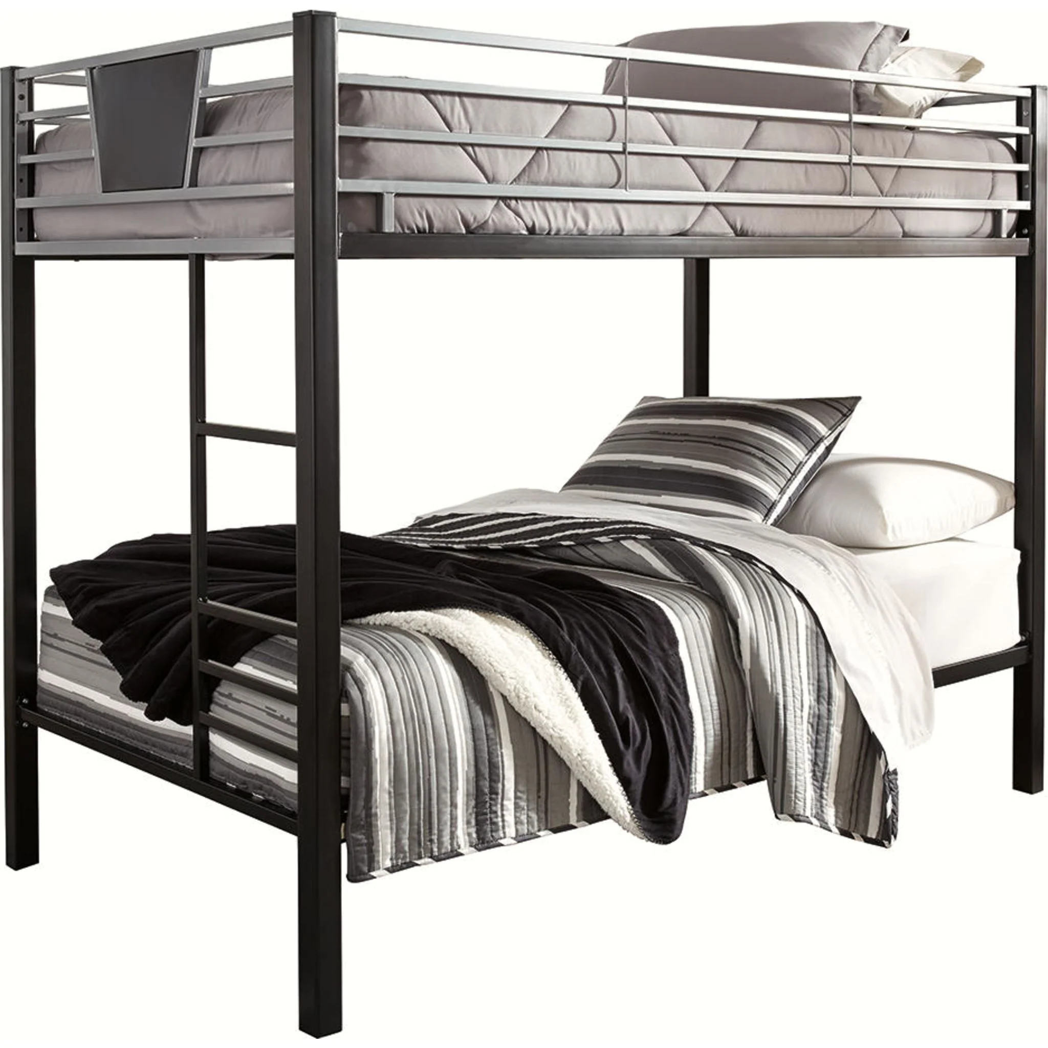 Dinsmore Twin/Twin Bunk Bed - Black/Gray - Image 13