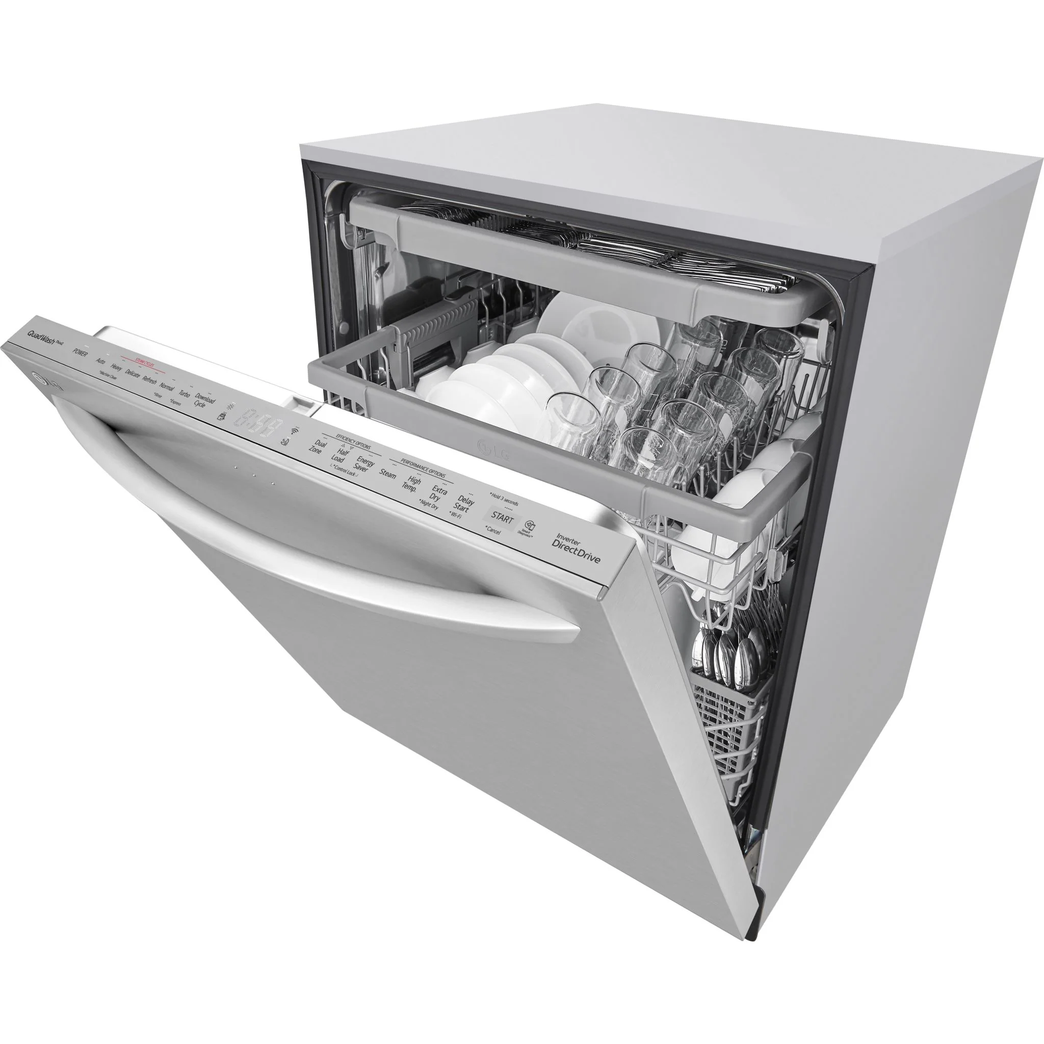 LG Dishwasher Stainless Steel Tub (LDTS5552S) - Stainless Steel - Image 10