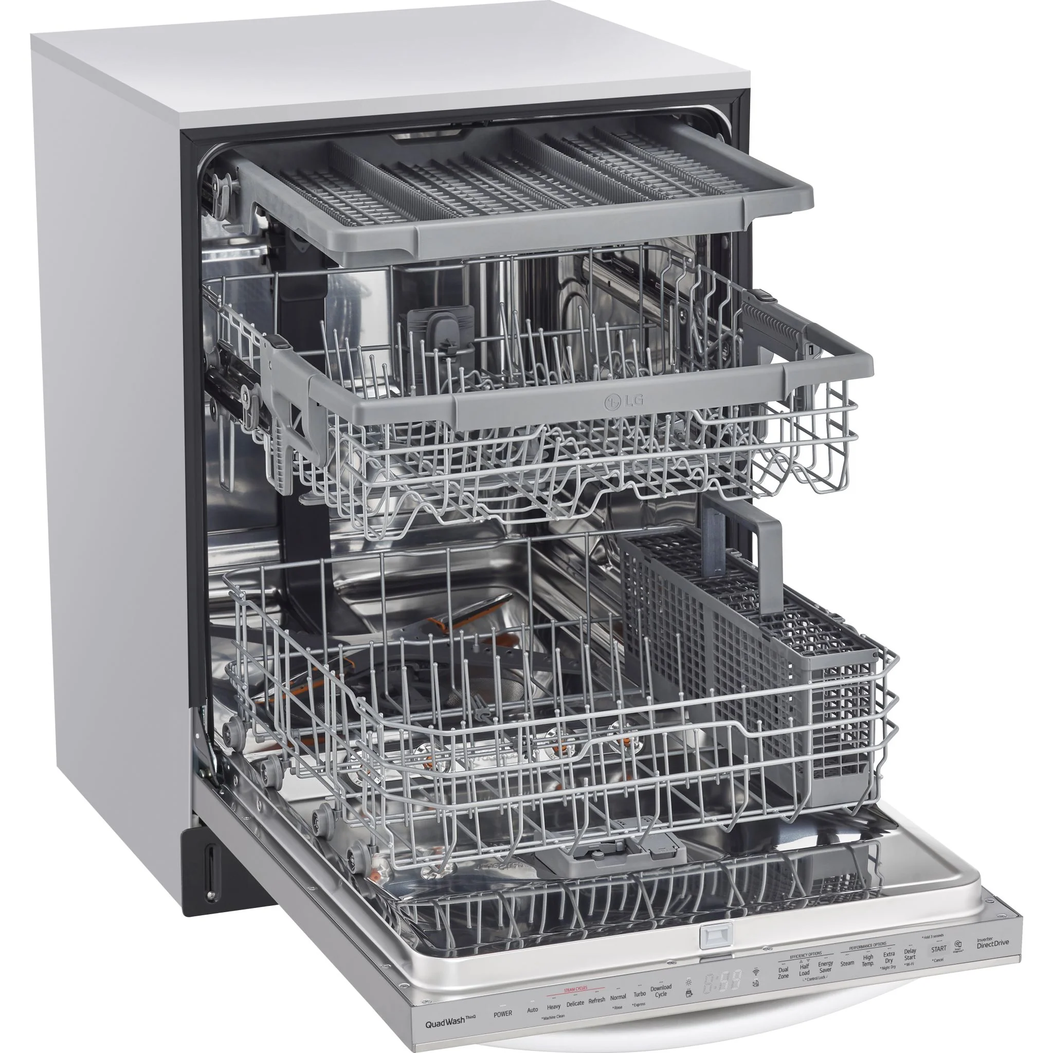 LG Dishwasher Stainless Steel Tub (LDTS5552S) - Stainless Steel - Image 3
